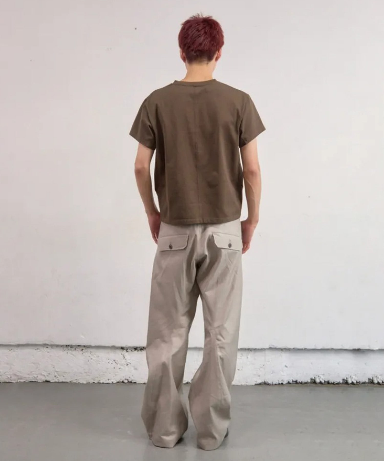 2TUCKED TWISTED TROUSERS NVRFRGT
