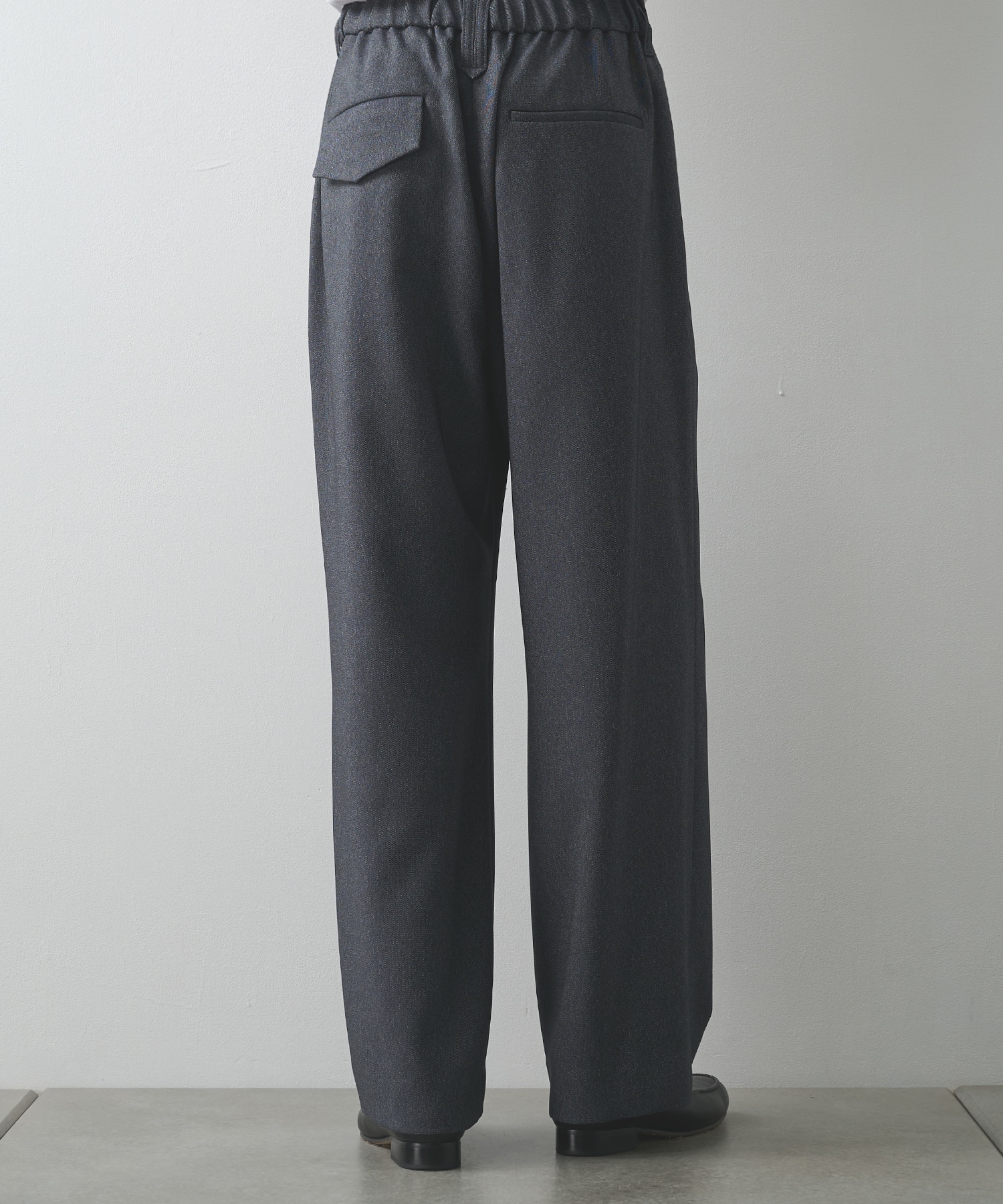 Faux Denim Tuck Wide Pant CULLNI
