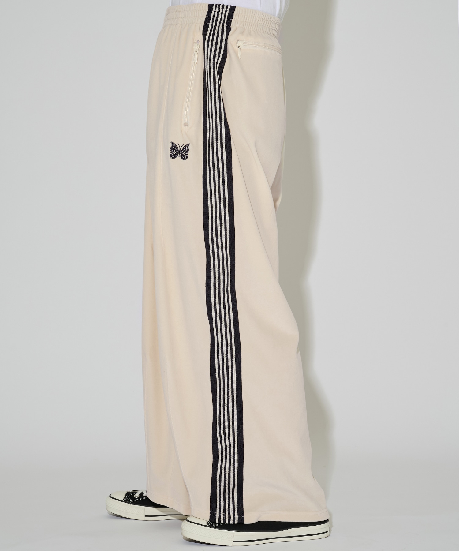別注 H.D. Track Pant- C/PE Velour NEEDLES