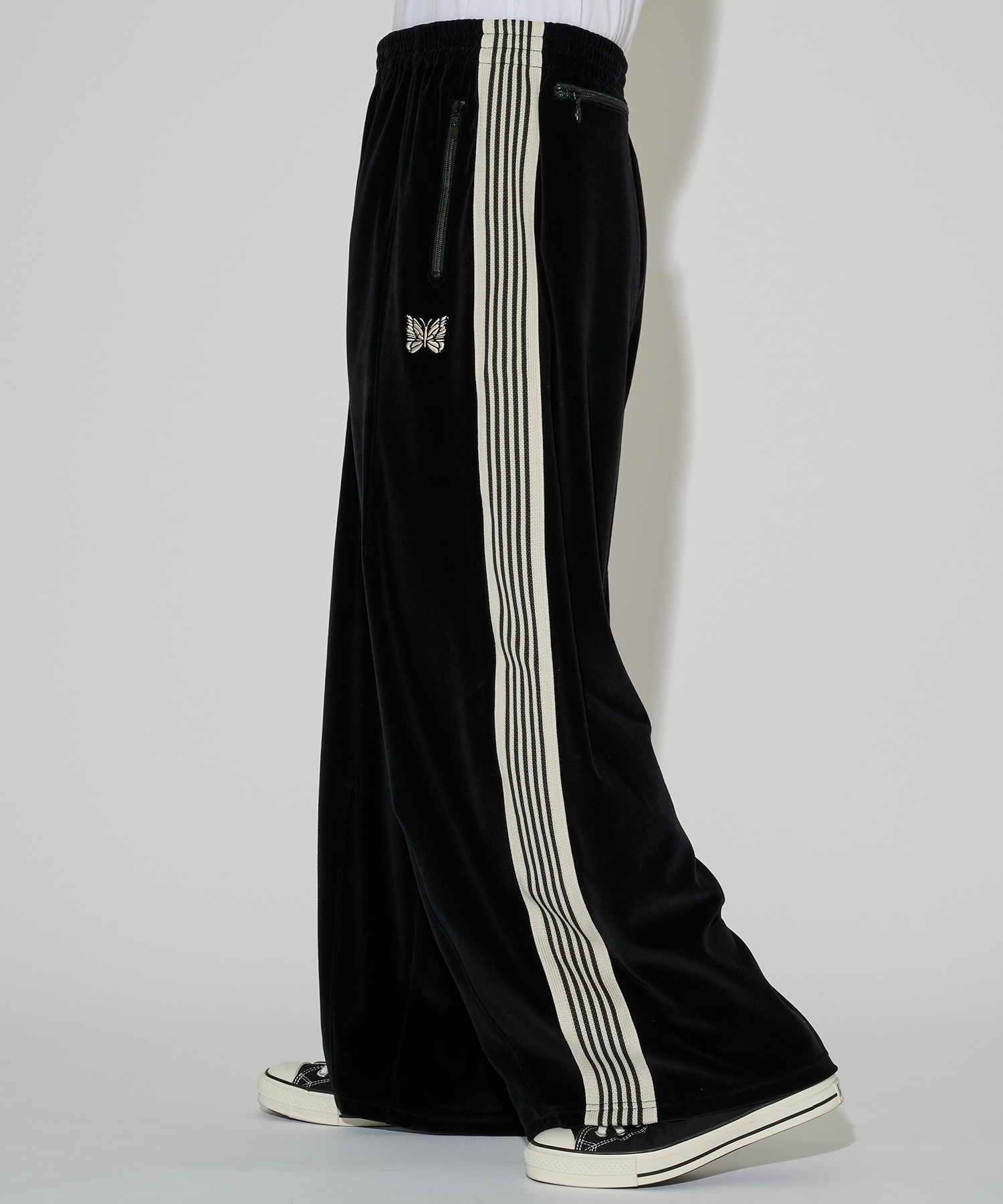別注 H.D. Track Pant- C/PE Velour NEEDLES