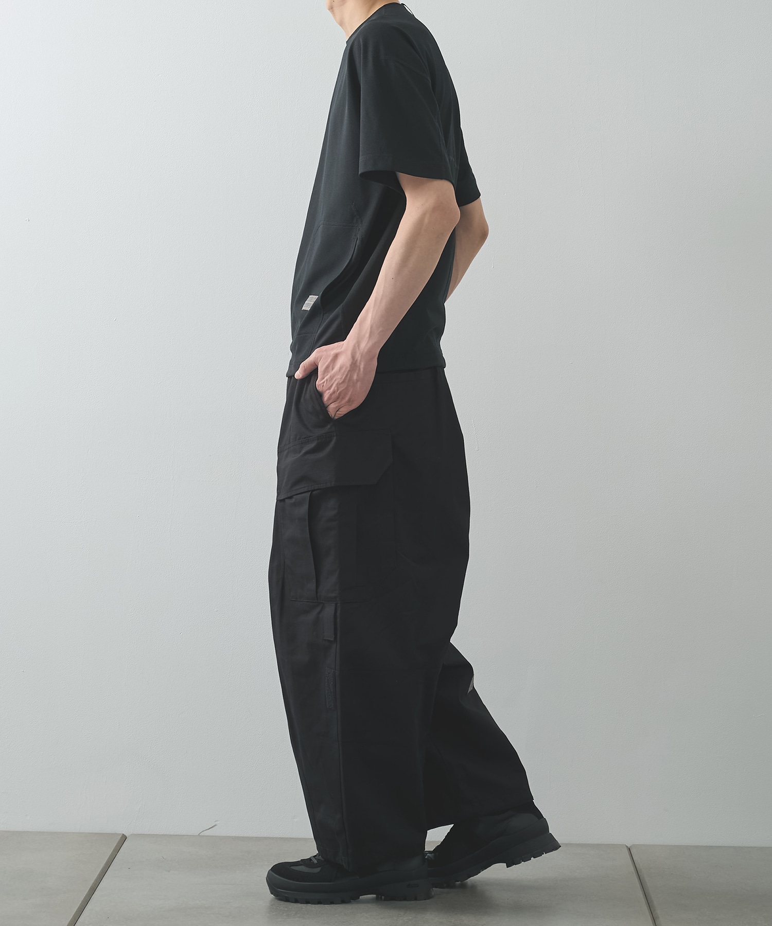 THE CHANGING LENGTH/HEM CROPPED CARGO PANTS POLIQUANT