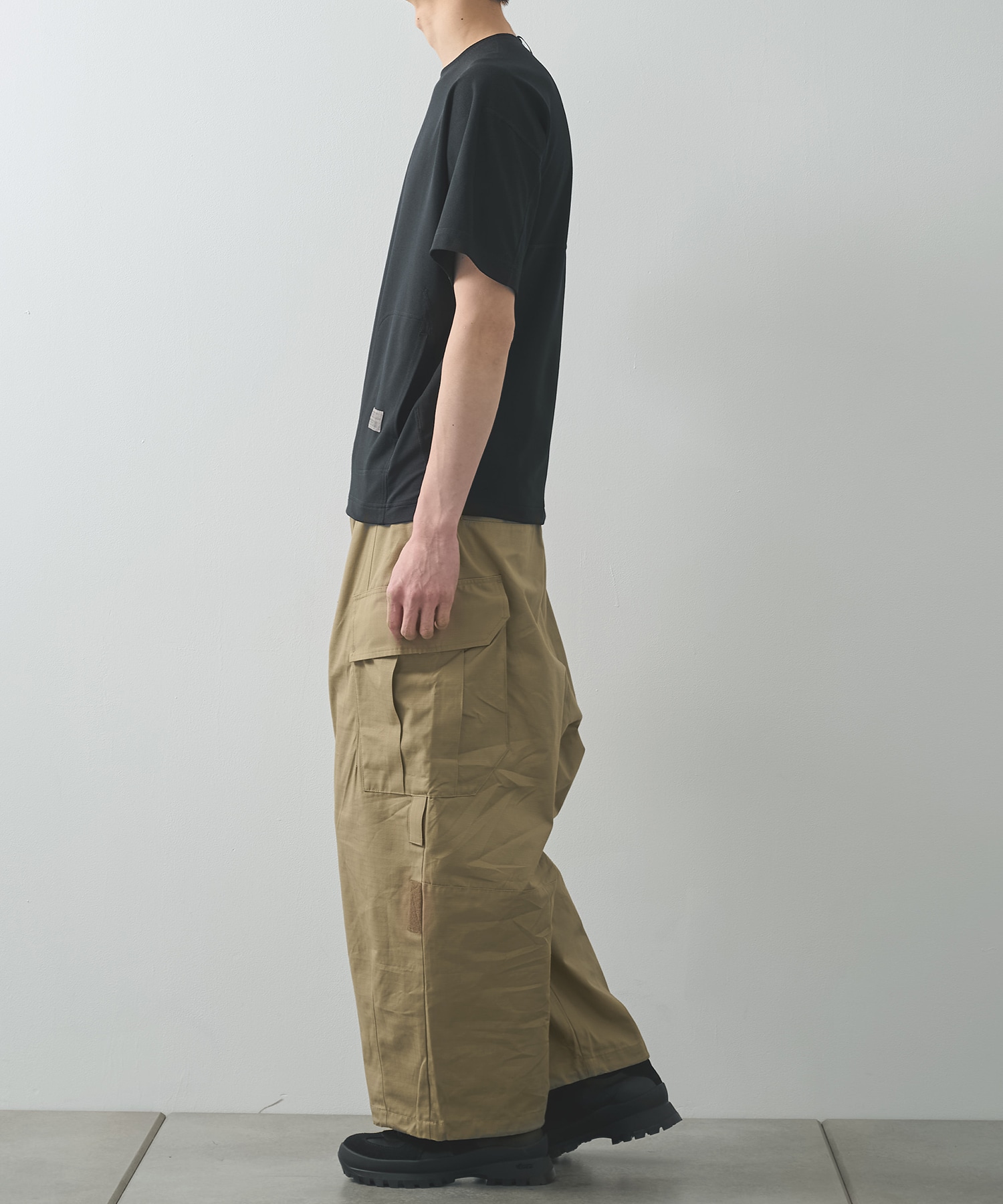 THE CHANGING LENGTH/HEM CROPPED CARGO PANTS POLIQUANT