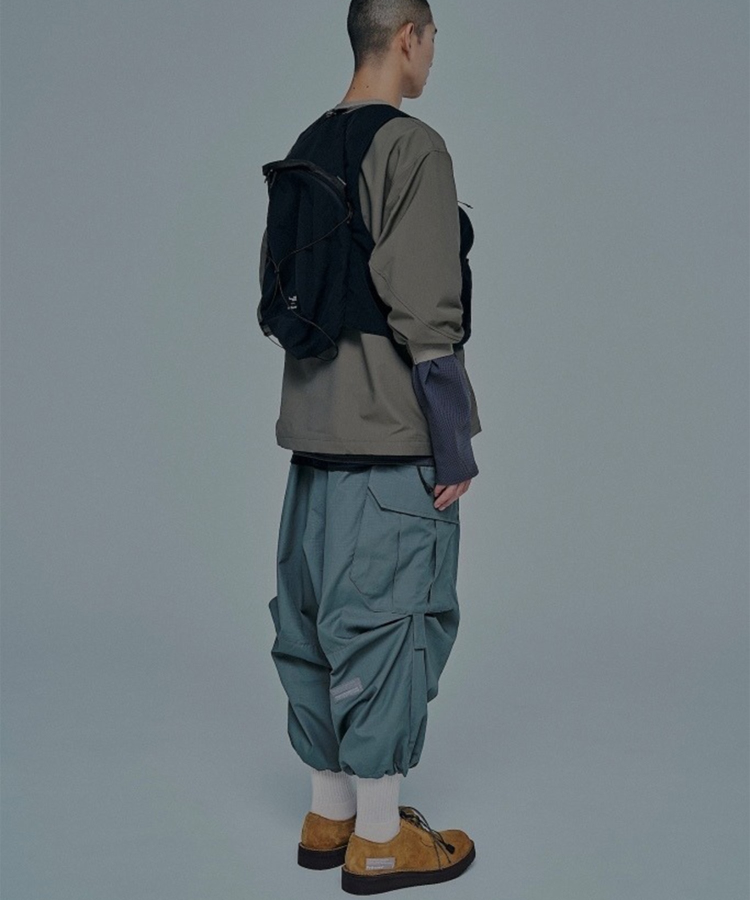 THE CHANGING LENGTH/HEM CROPPED CARGO PANTS POLIQUANT