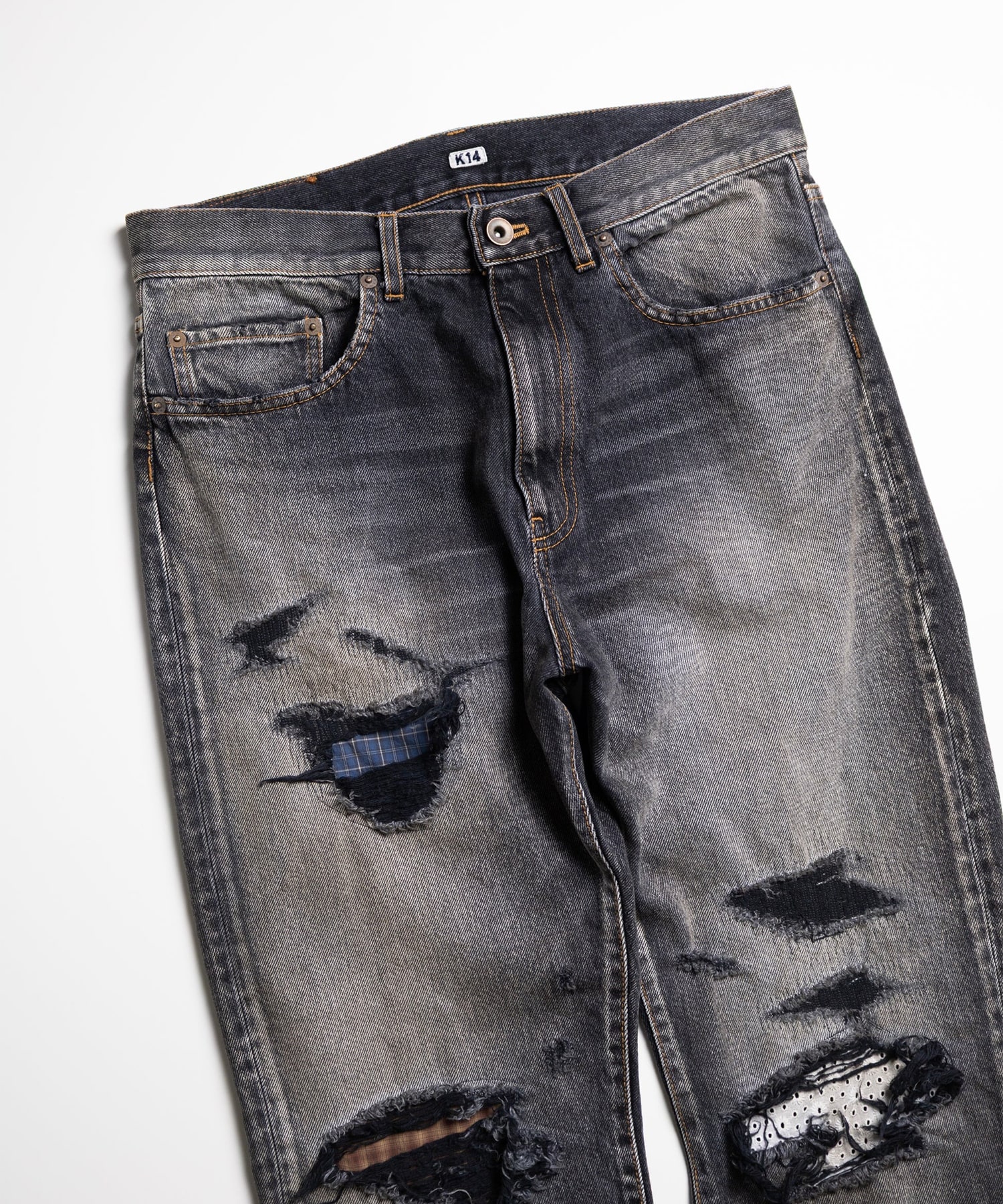 Faded Memory Denim Pants KHOKI
