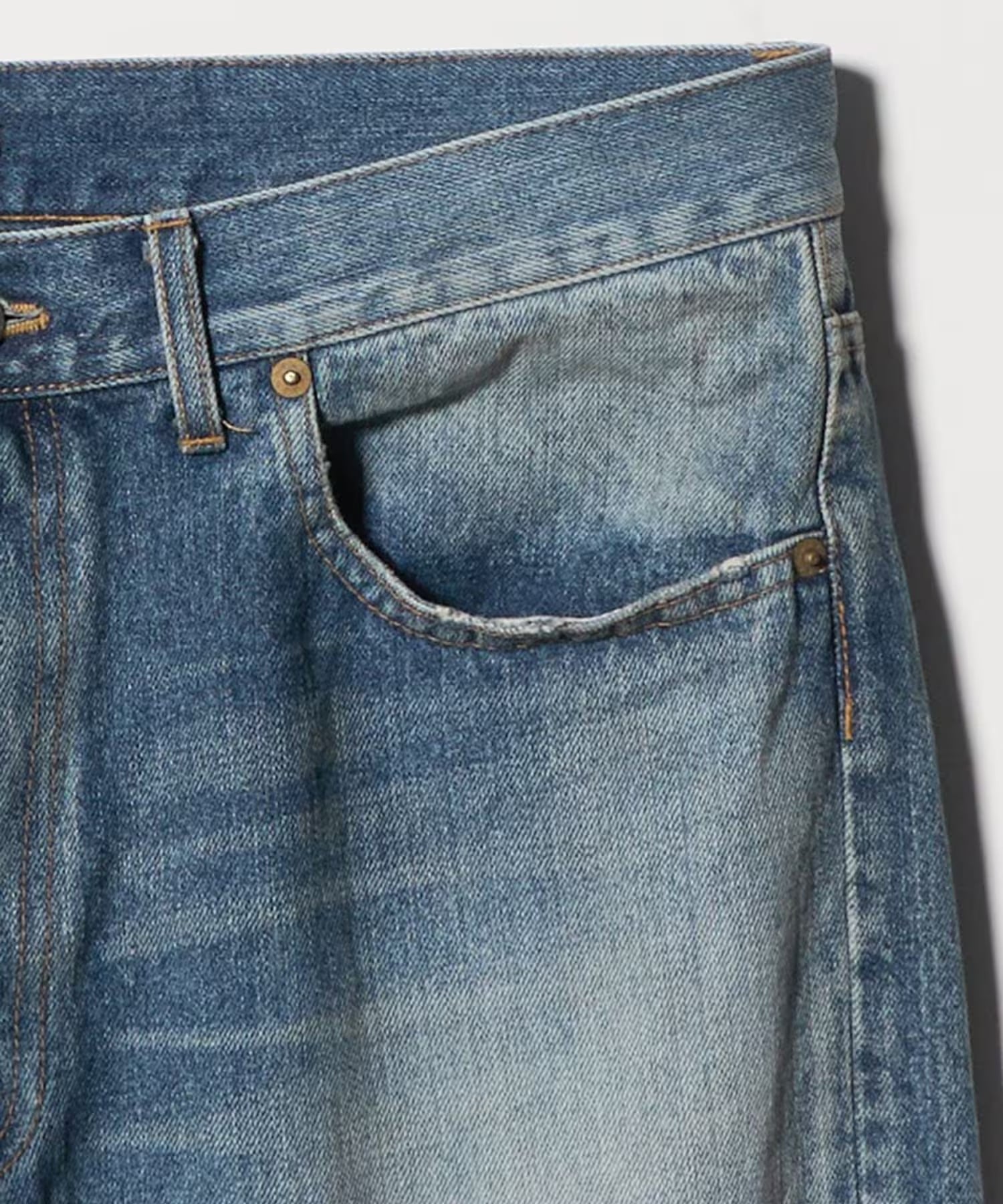 Faded Memory Denim Pants KHOKI