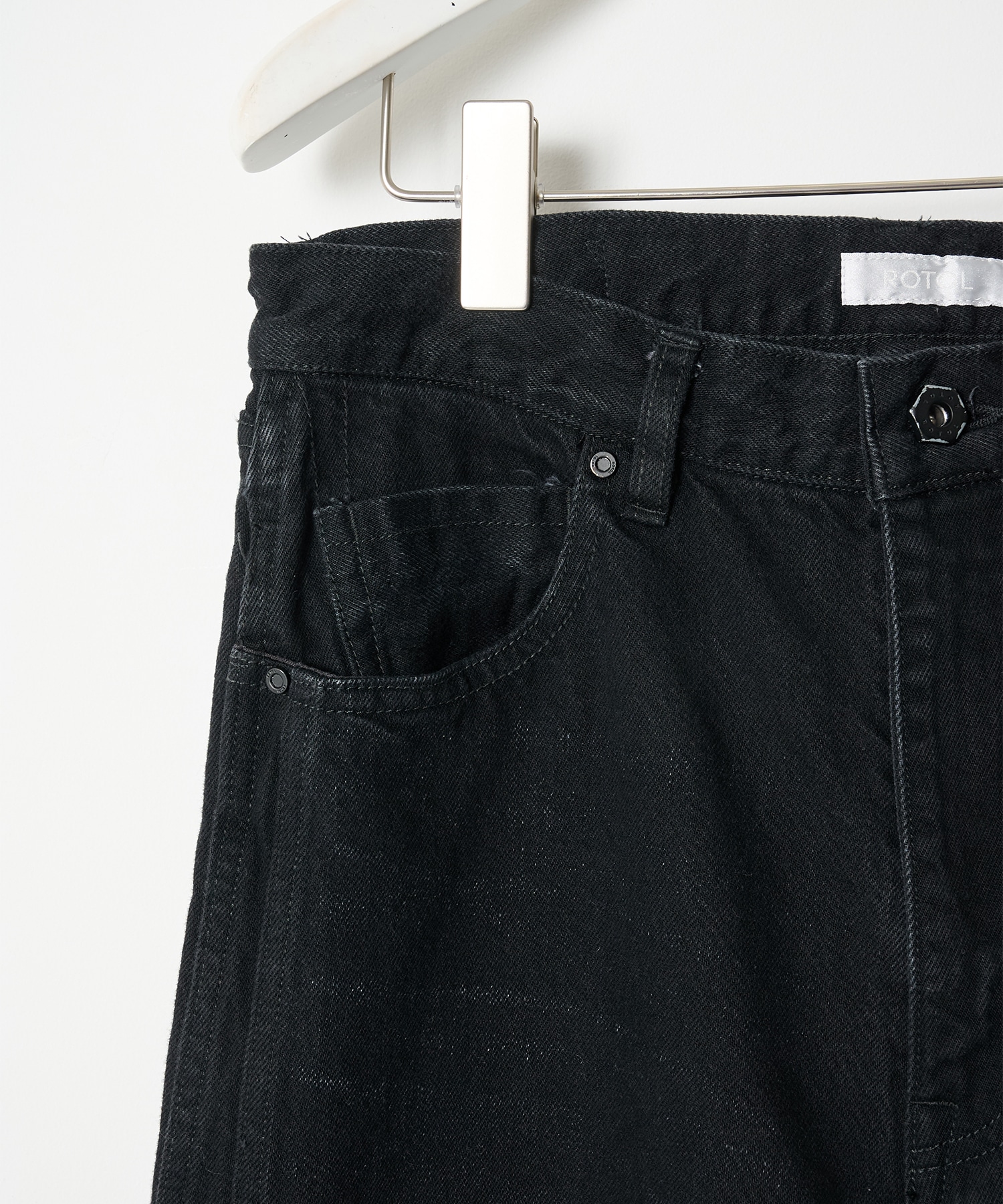 Triple Seams 6P Denim Wide Damage ROTOL