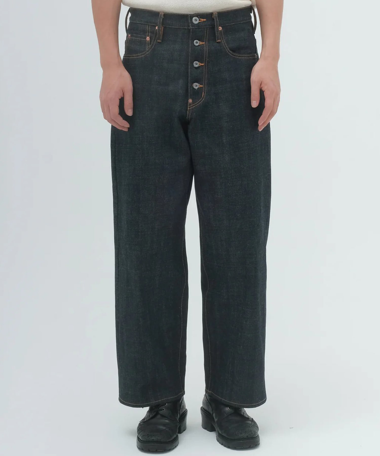CLASSIC DENIM PANTS WIDE SUGARHILL