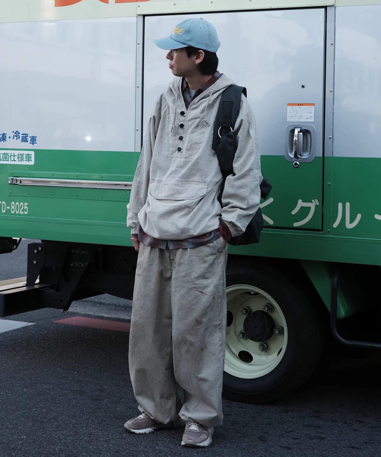 DIRTWORK WIDE CHINO TROUSERS ANACHRONORM