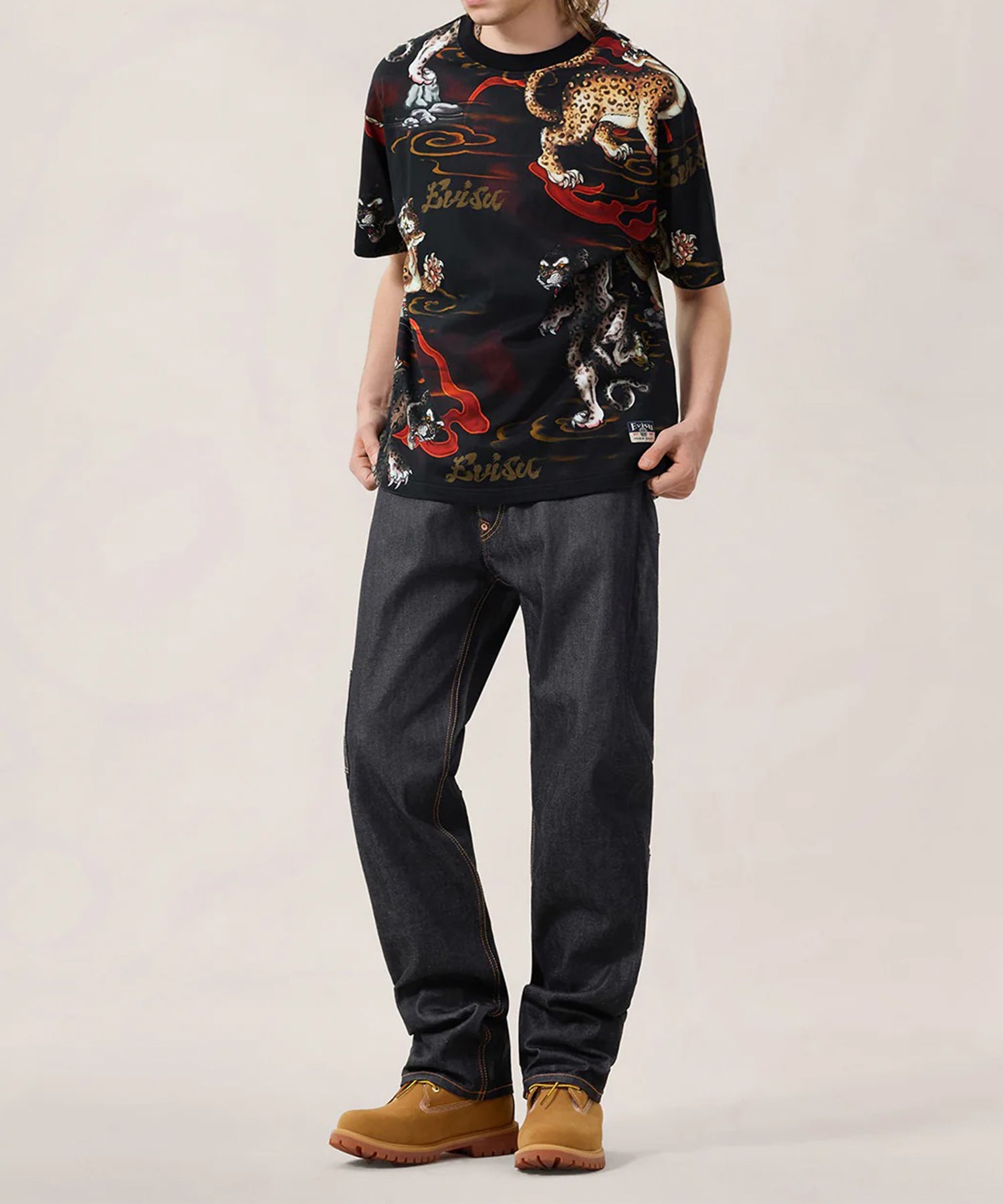 HT MULTI POCKET DENIM JEANS 