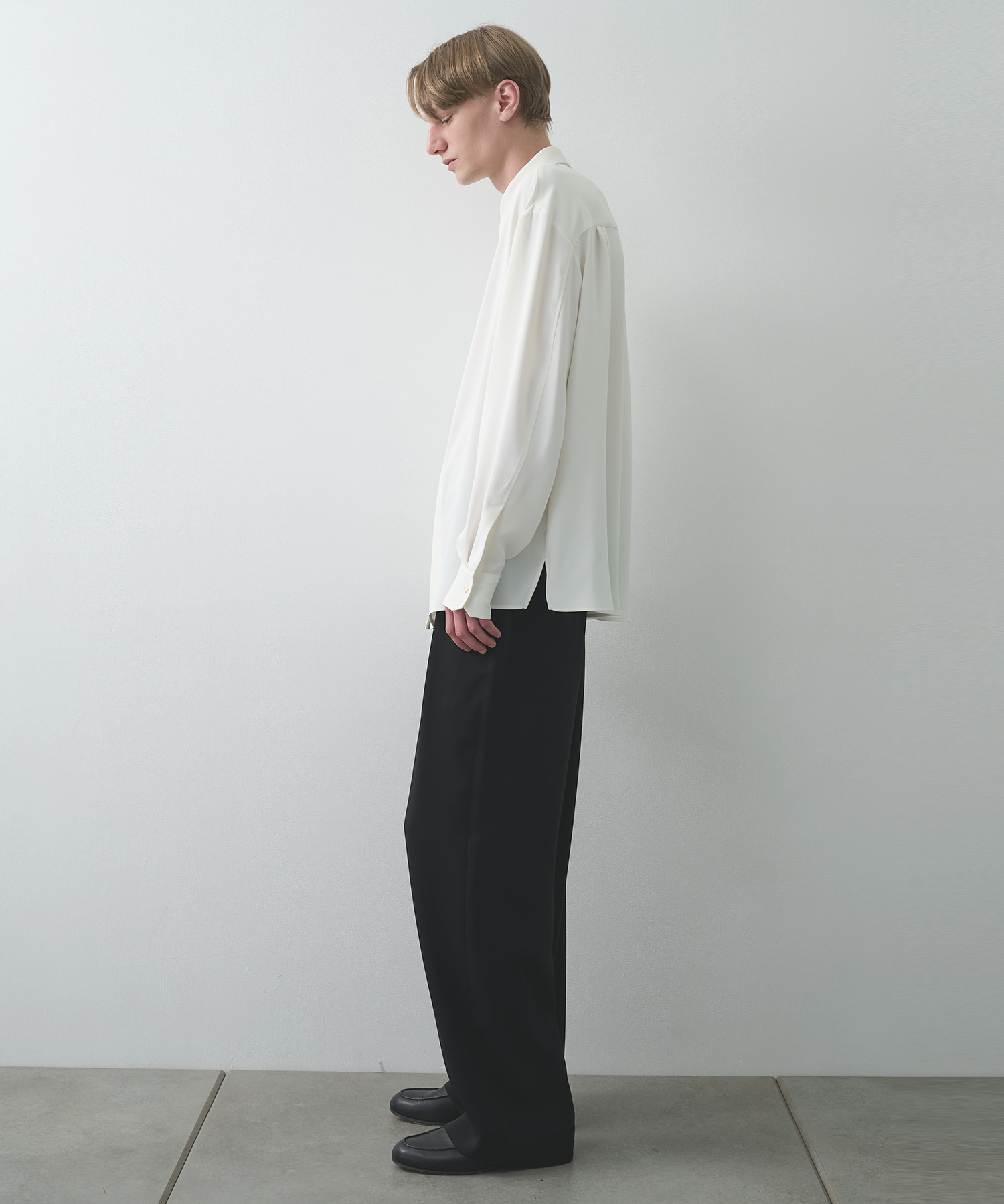 Double Cloth Tuck Wide Pant CULLNI