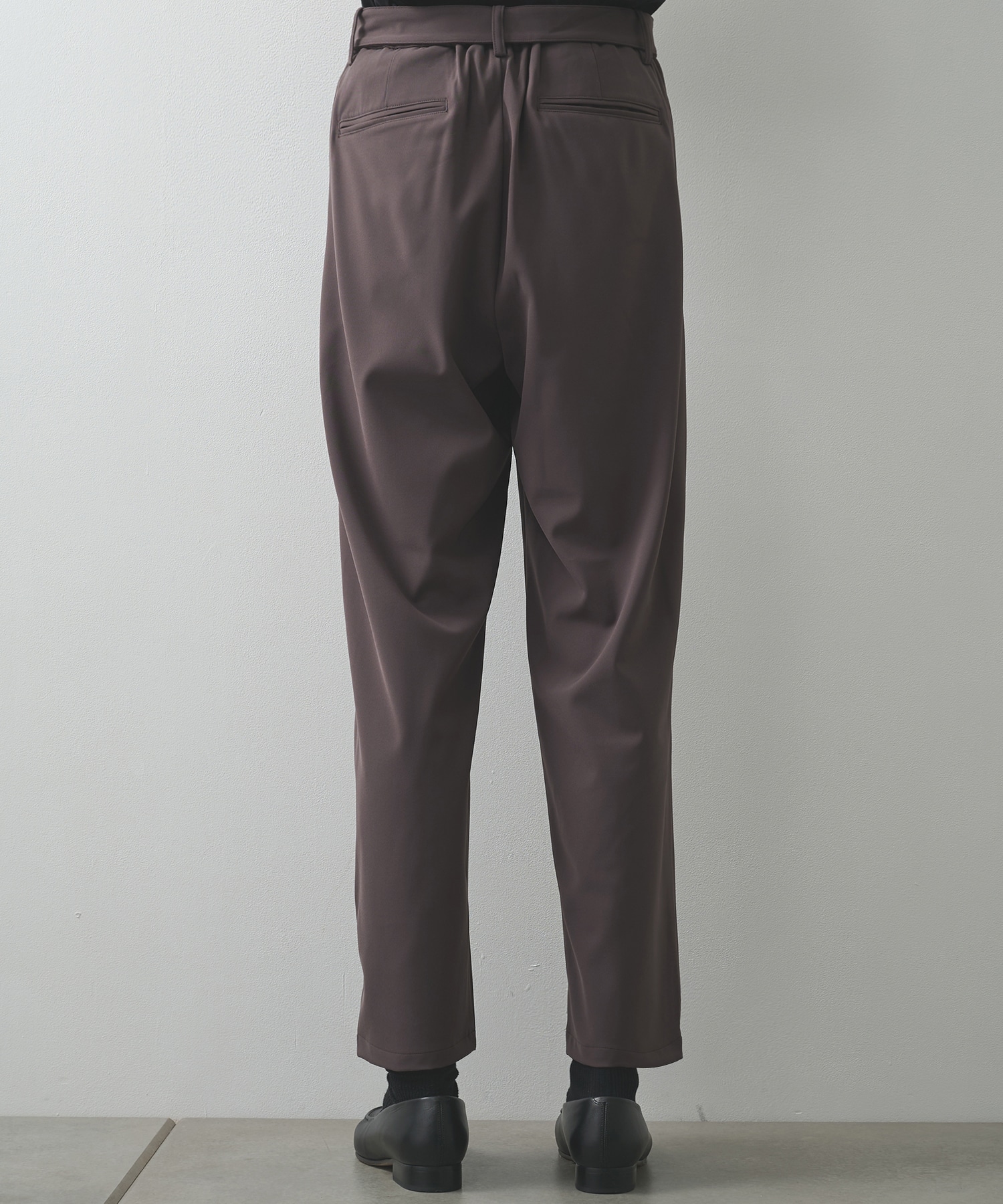 別注 BELTED WIDE TAPERD TROUSERS ATTACHMENT