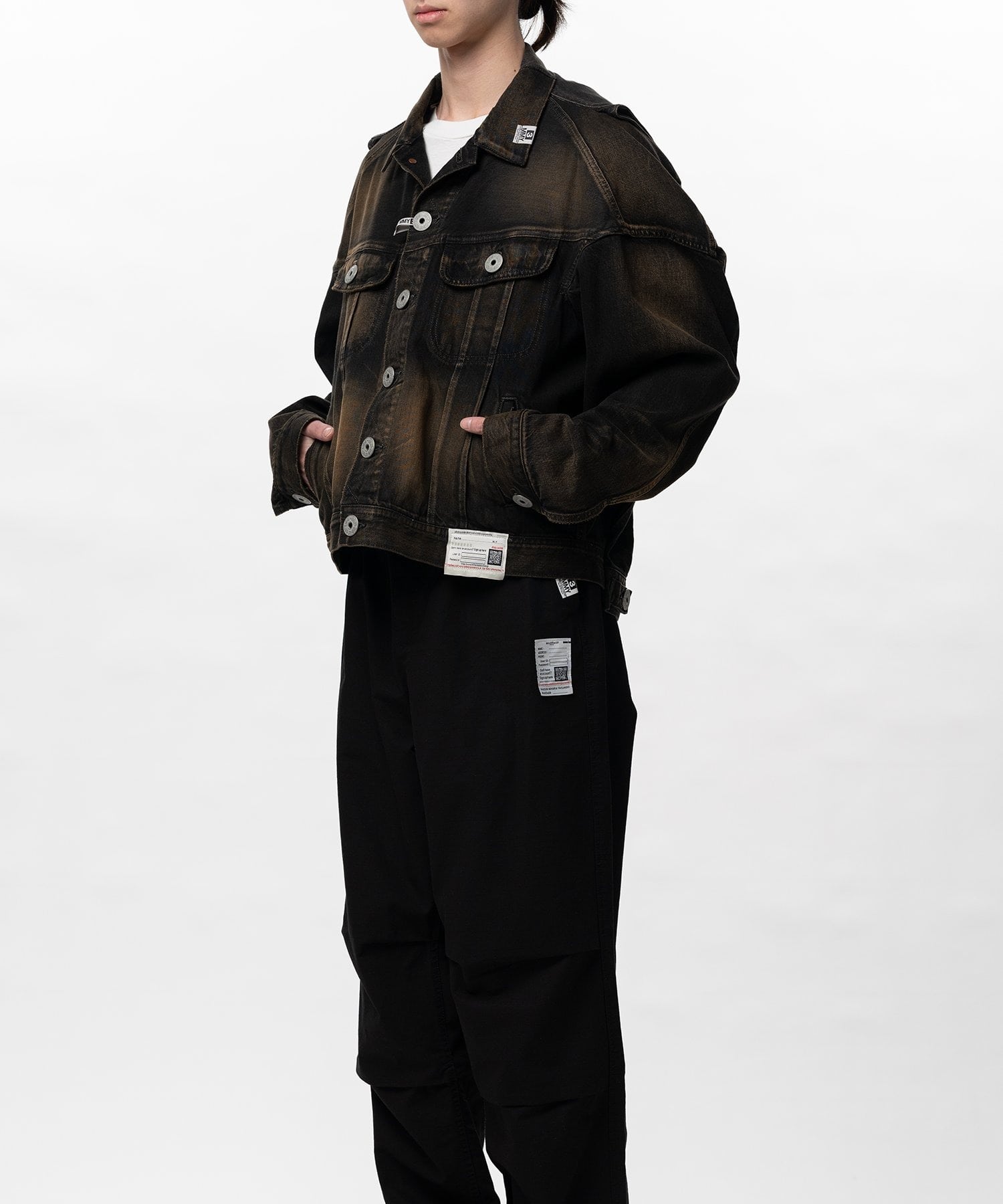 A16BL023 DENIM JACKET Maison MIHARA YASUHIRO