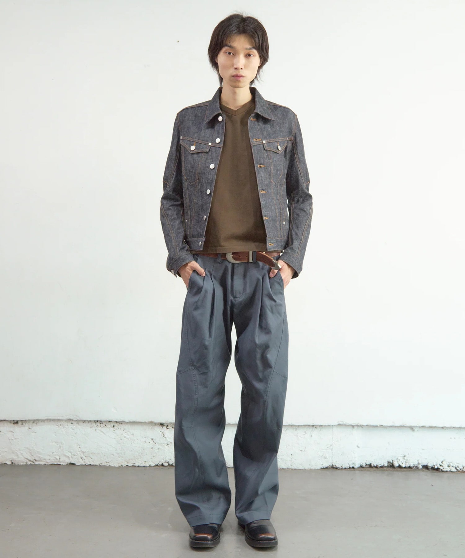 DENIM TRUCKER JACKET NVRFRGT