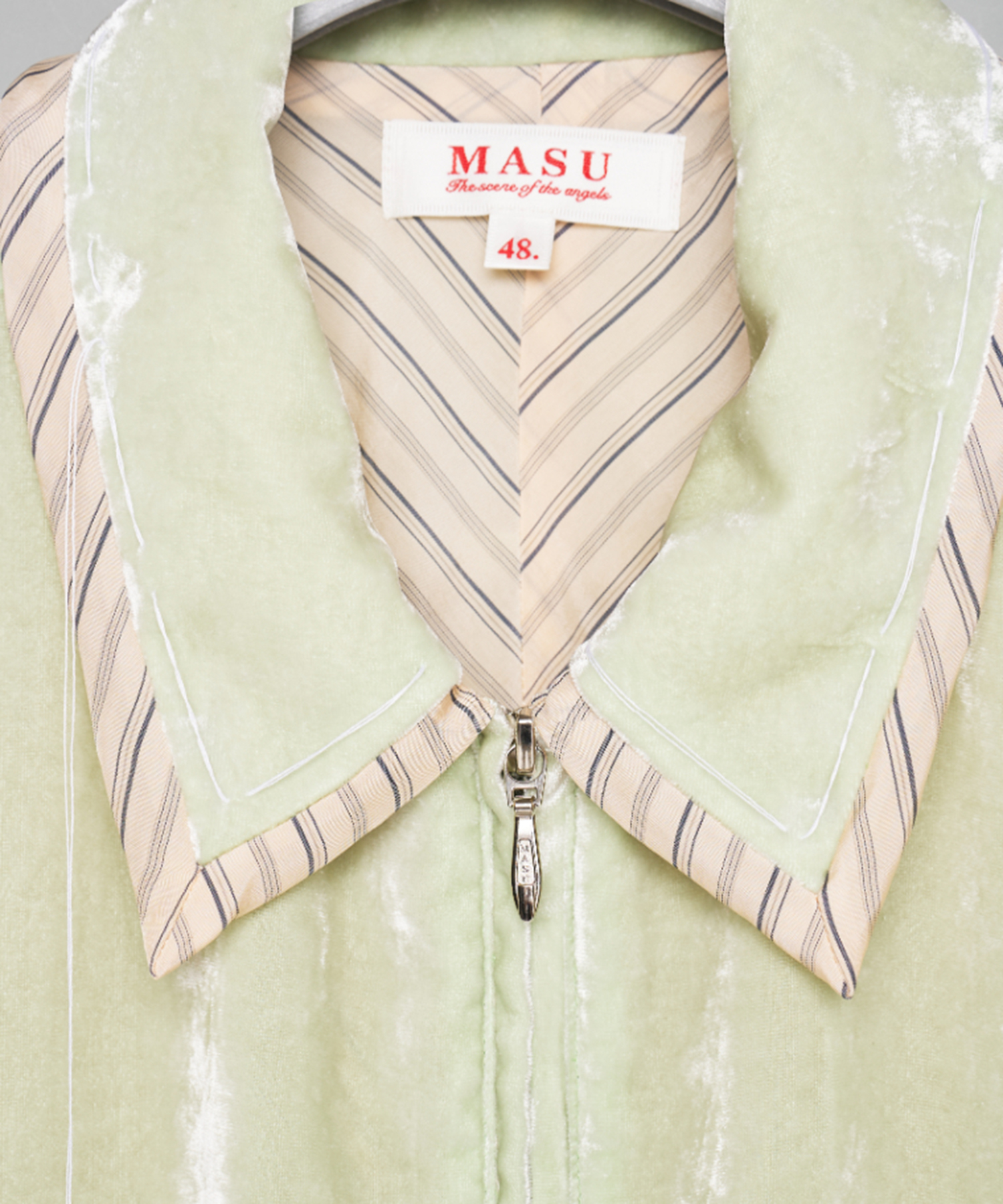 UNEVEN VELVET JACKET MASU