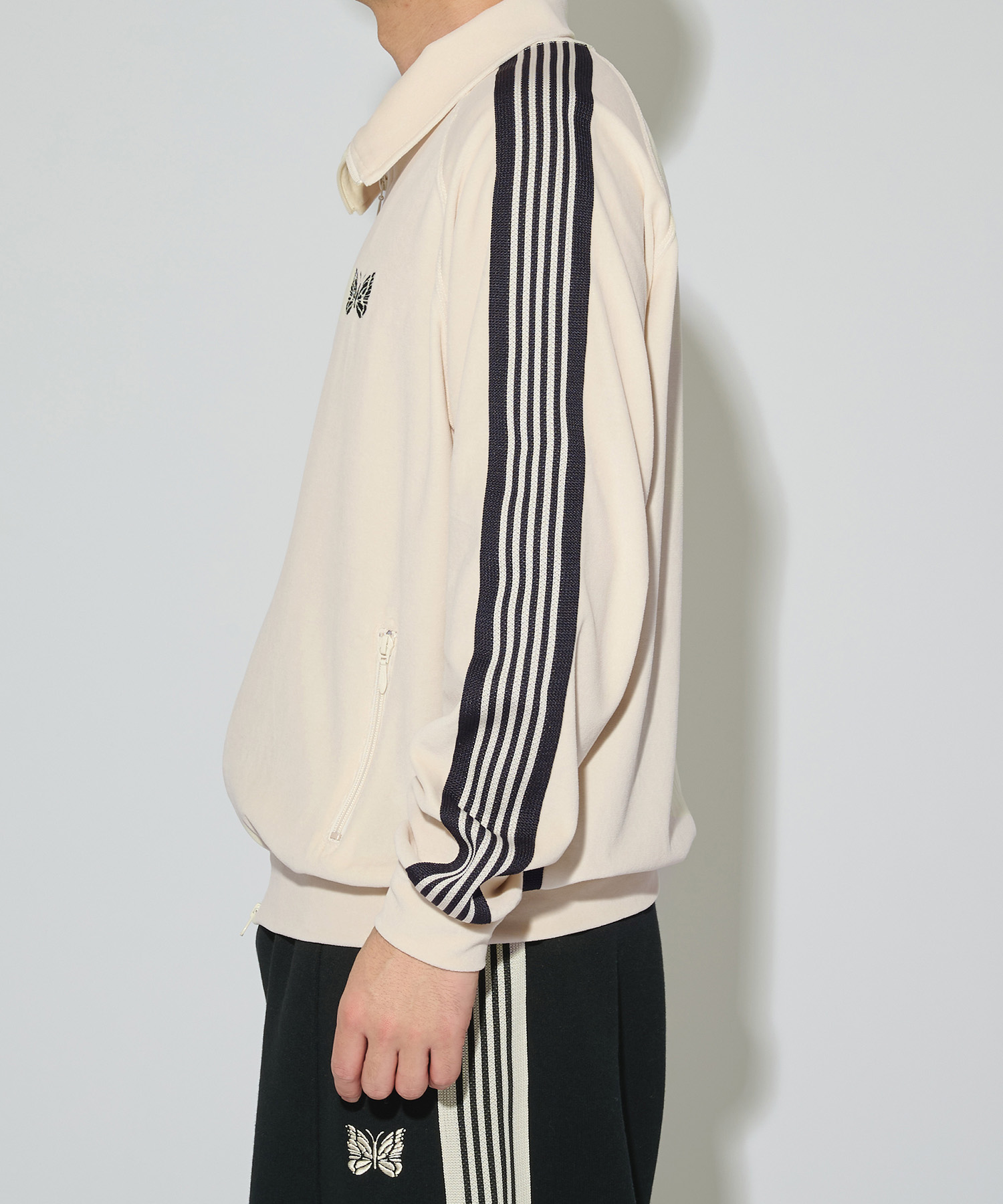 別注 Track Jacket - C/PE Velour NEEDLES