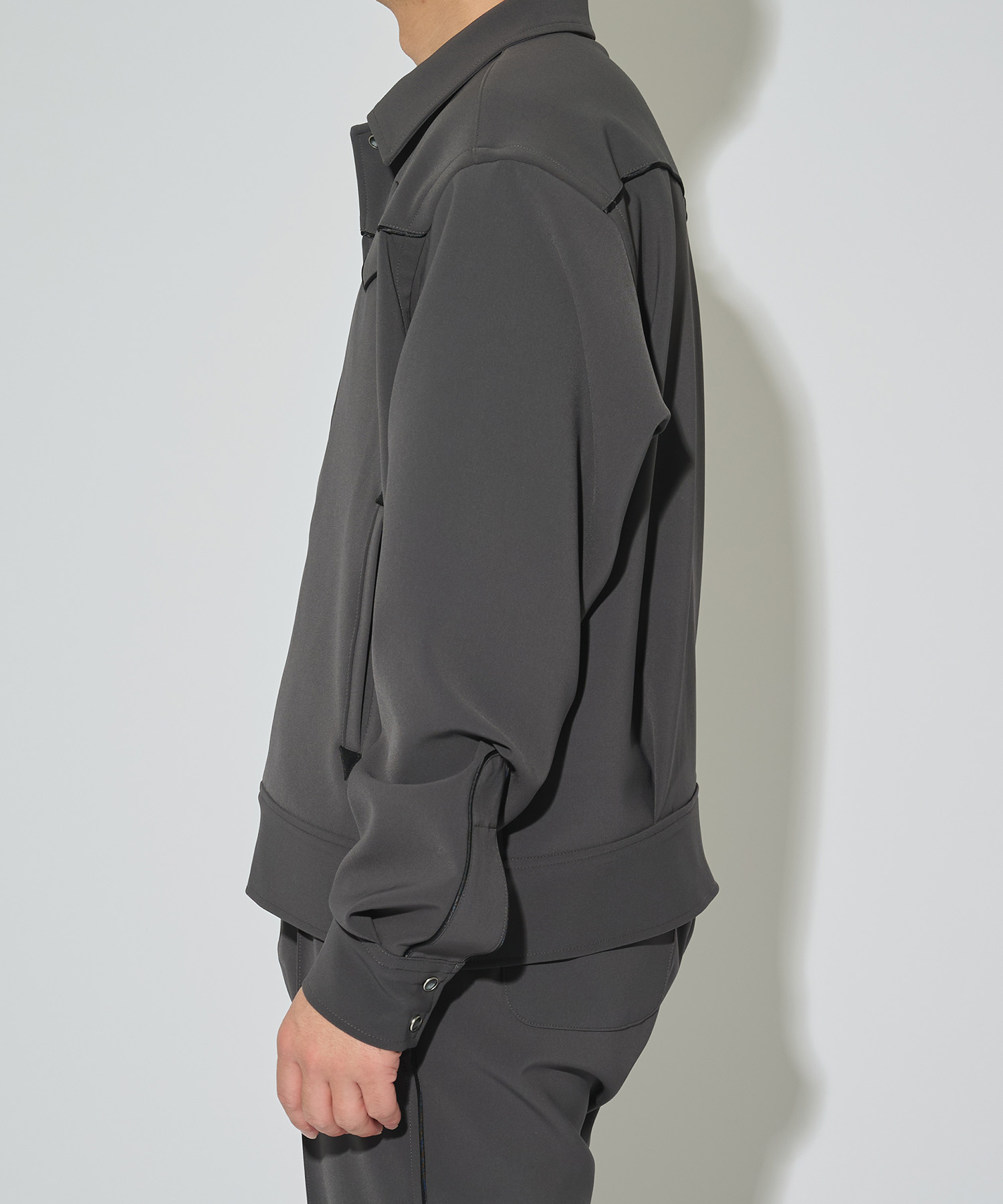 別注 Piping Cowboy Jacket - Poly Double Cloth NEEDLES