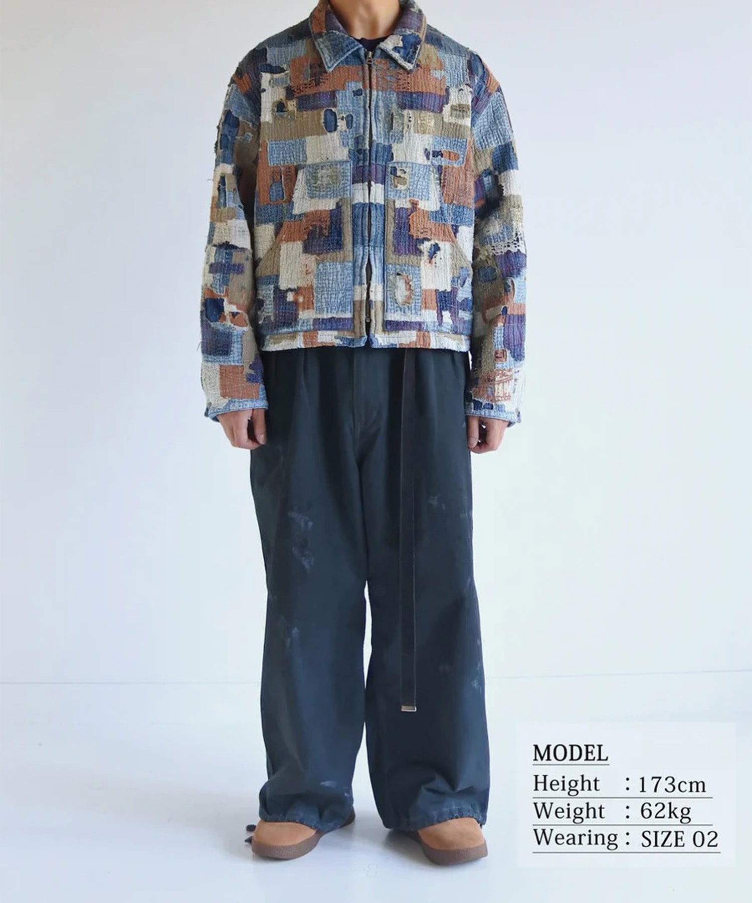 SASHIKO PATCHED JACKET ANACHRONORM