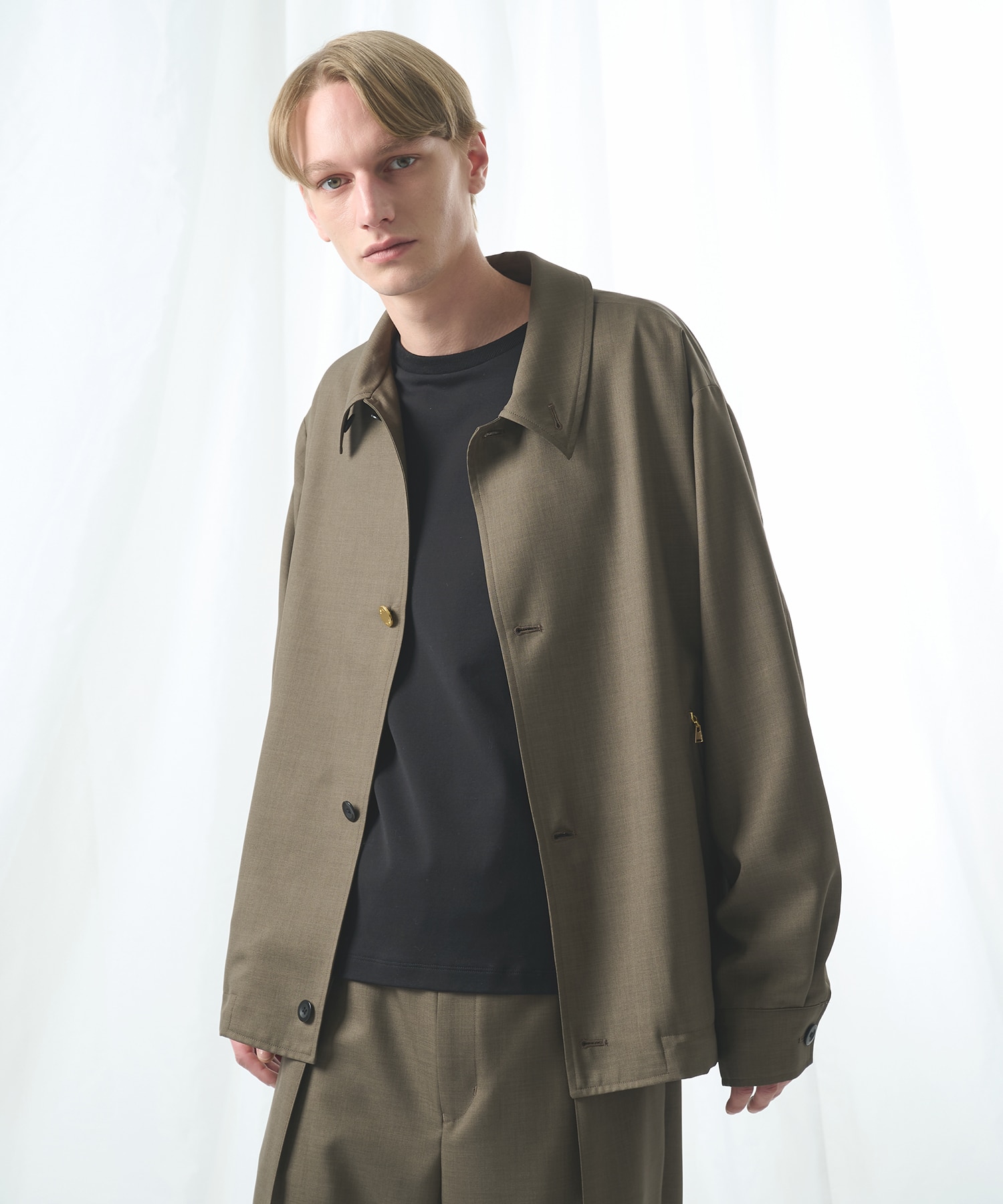 別注 Gabardine Coach Jacket CULLNI