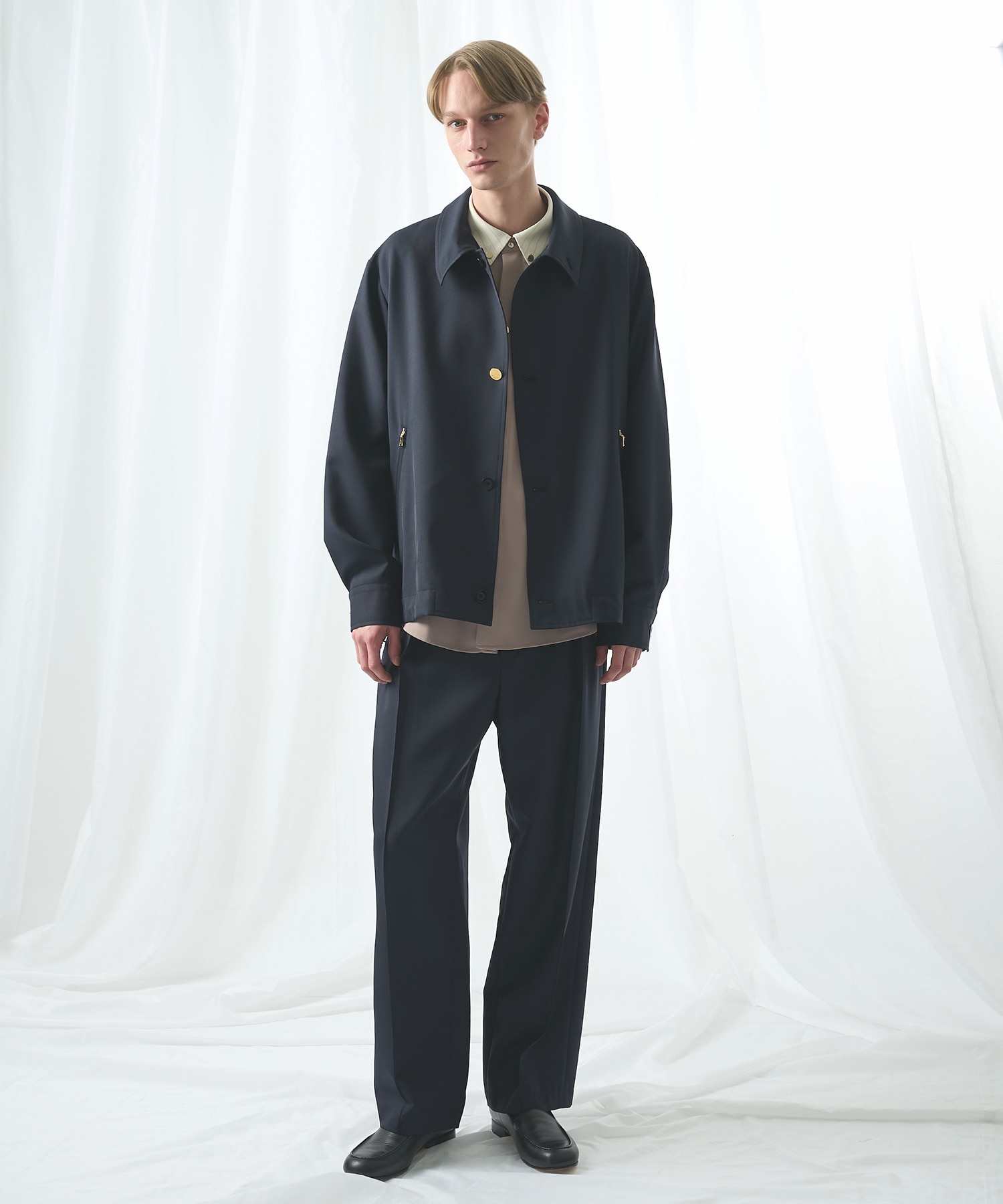 別注 Gabardine Coach Jacket CULLNI