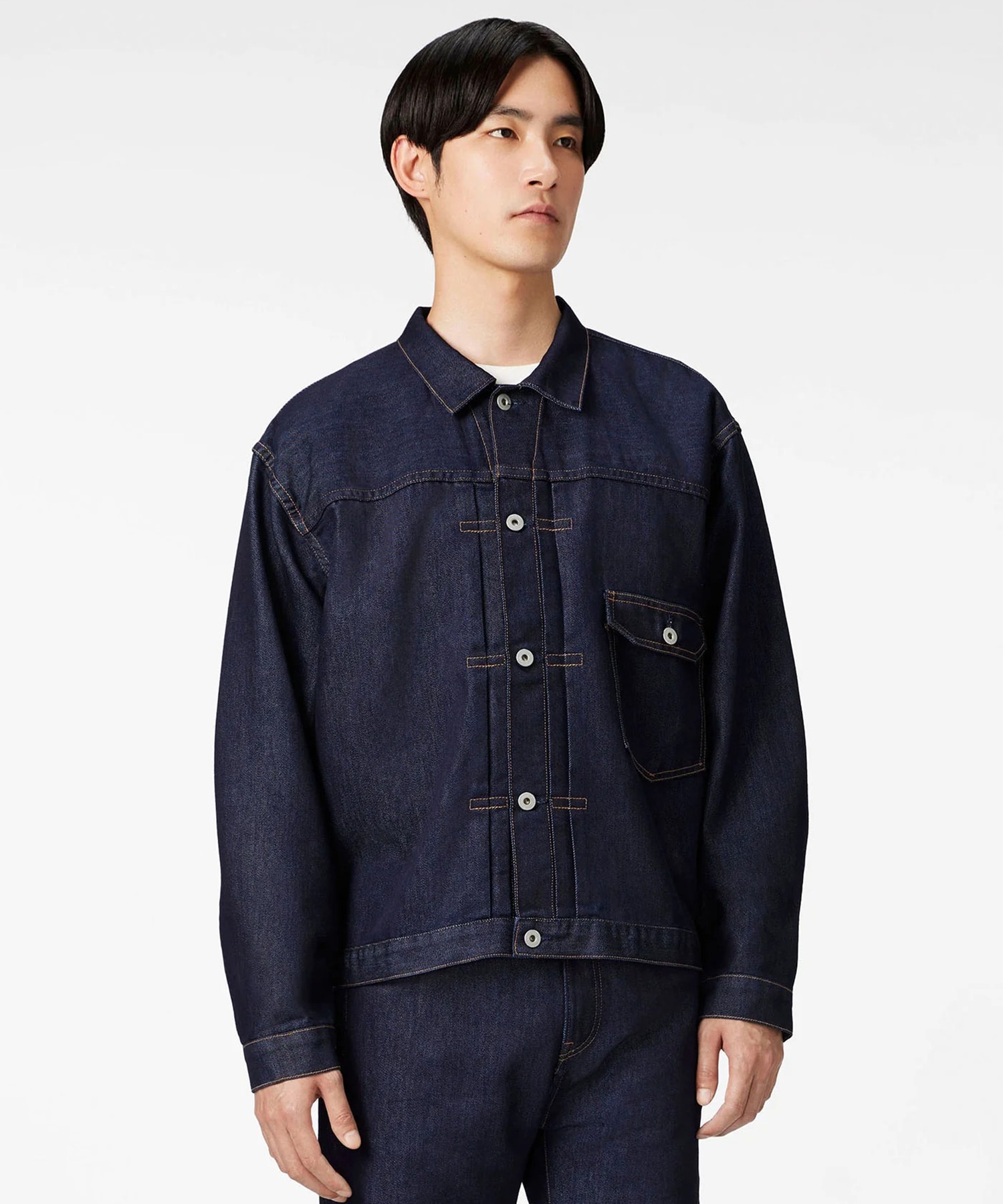 Light type 1 denim jacket 9oz JAPAN BLUE