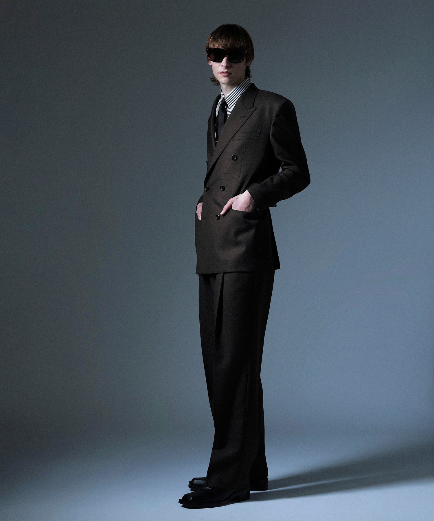 WOOL DOUBLE BREASTED JACKET JOHN LAWRENCE SULLIVAN