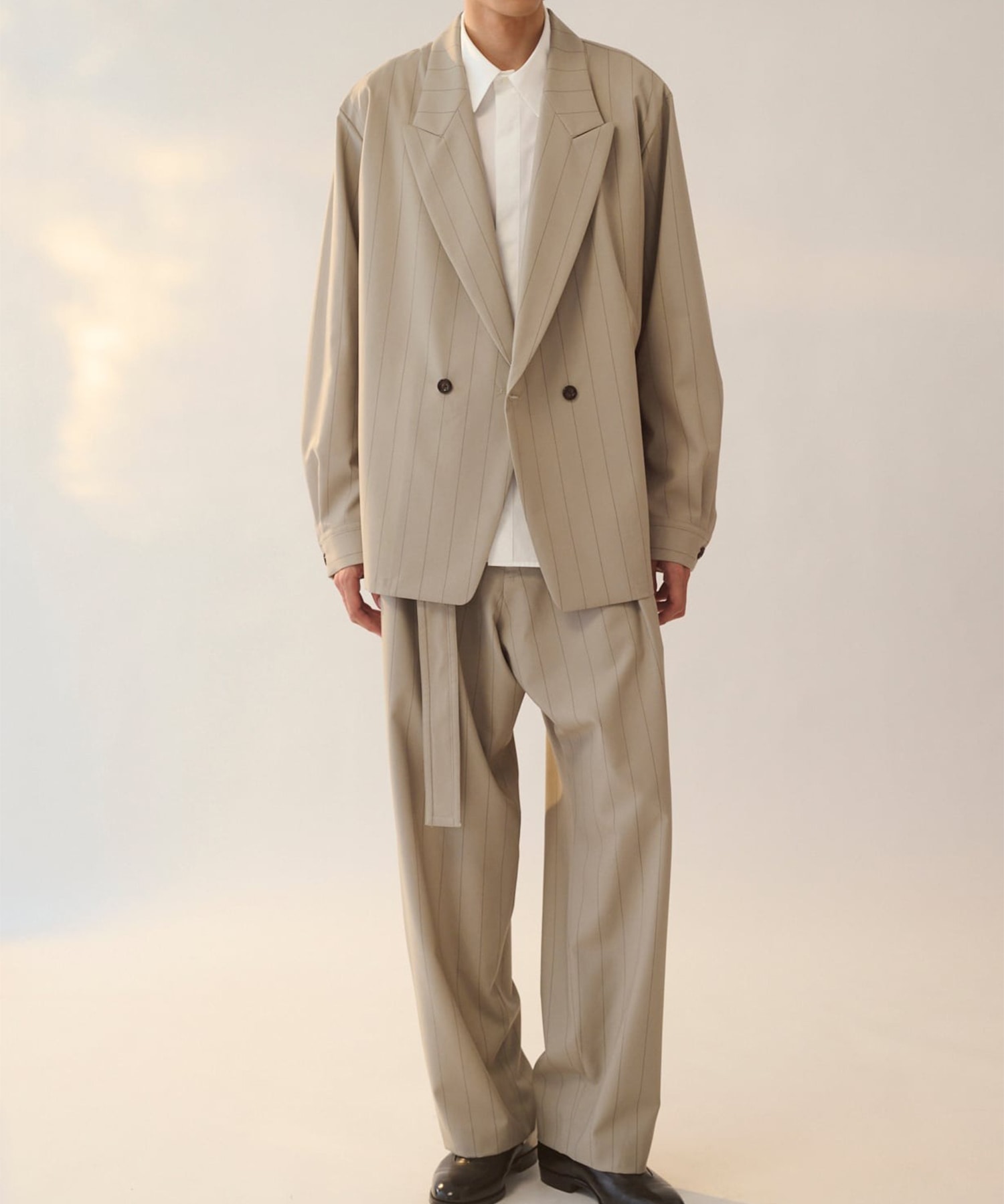 Peaked Lapel Collar Shirt JKT UJOH HOMME