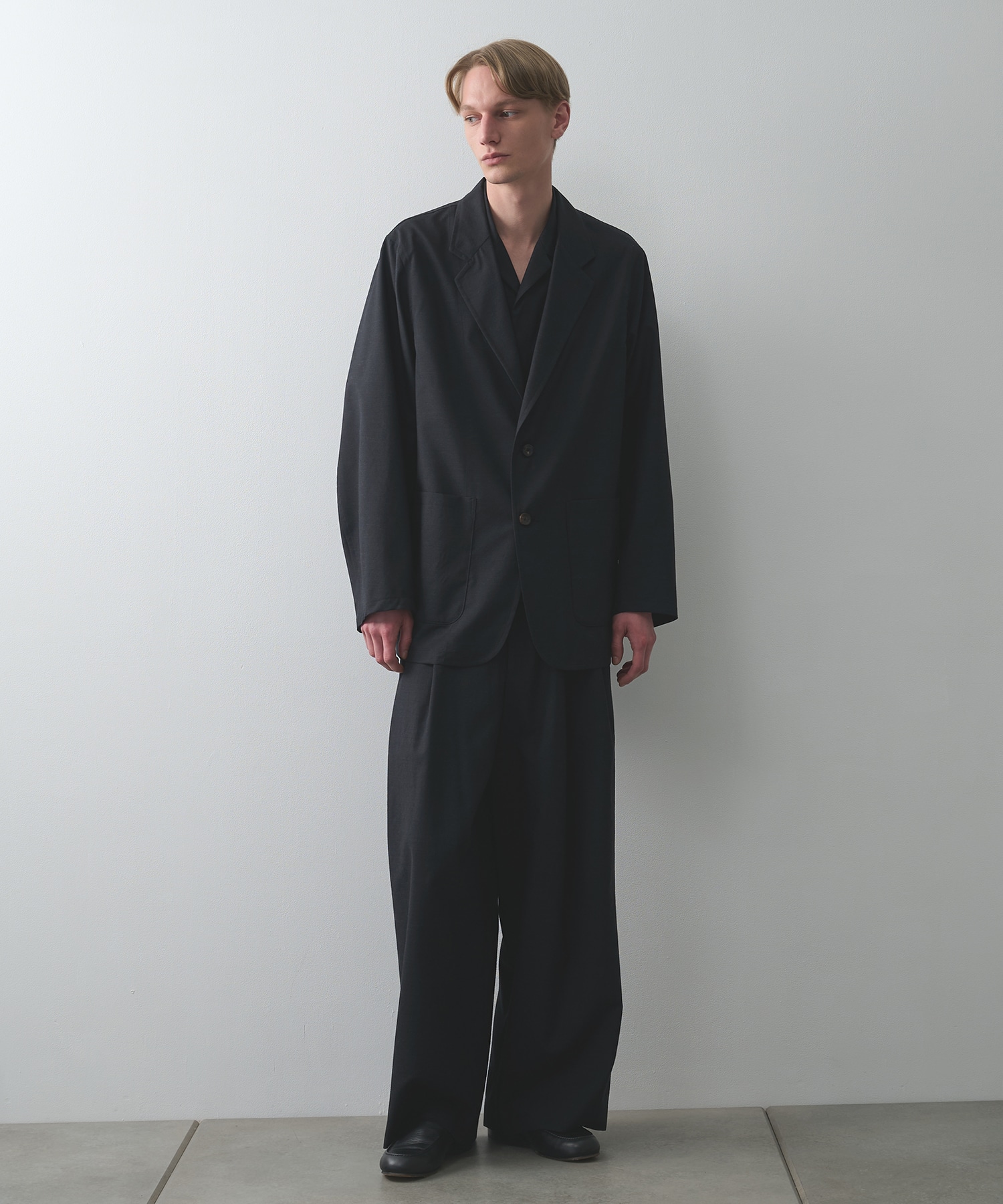 2/72ウールトロピカルワッシャー / ストロールアラウンドジャケット MARKAWARE/marka