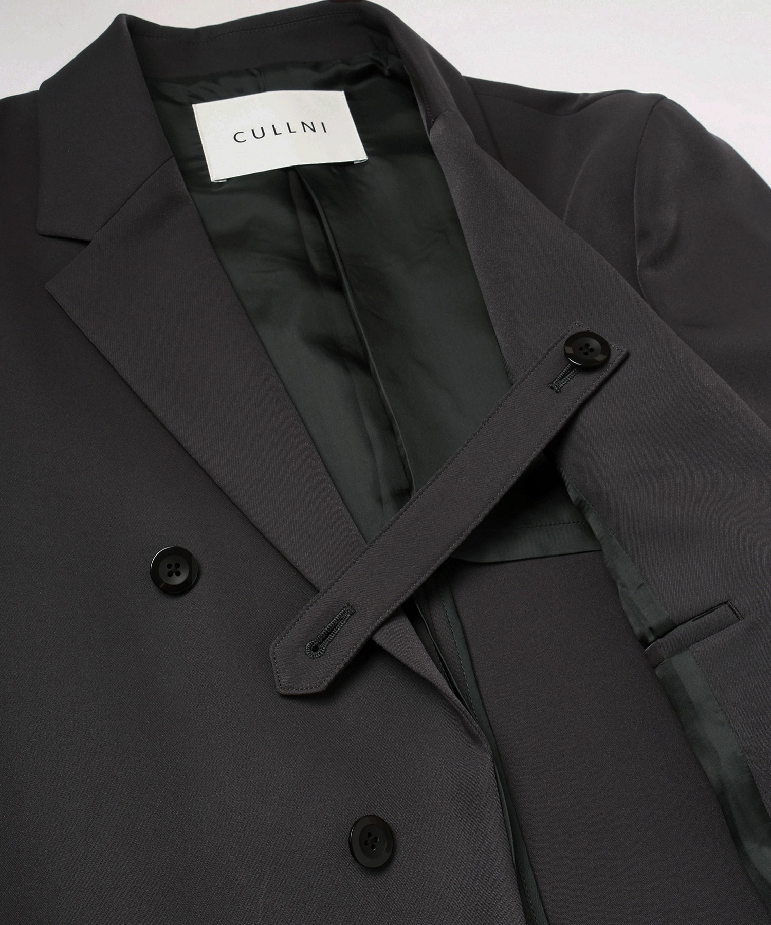 Dry Double Cloth Slant Belt Tailored Jacket CULLNI