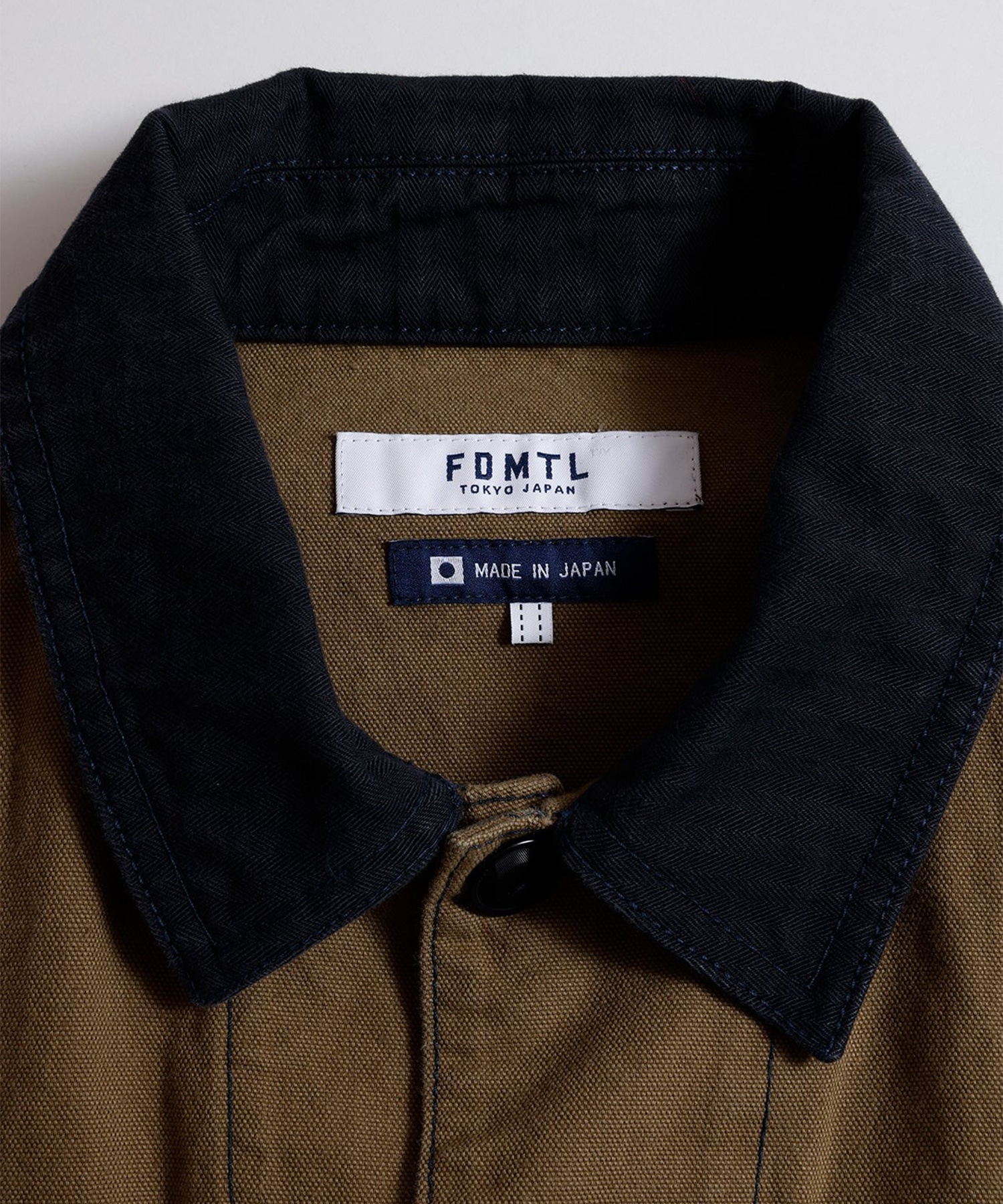 PACHWORK COVERALL JACKET RINSE FDMTL
