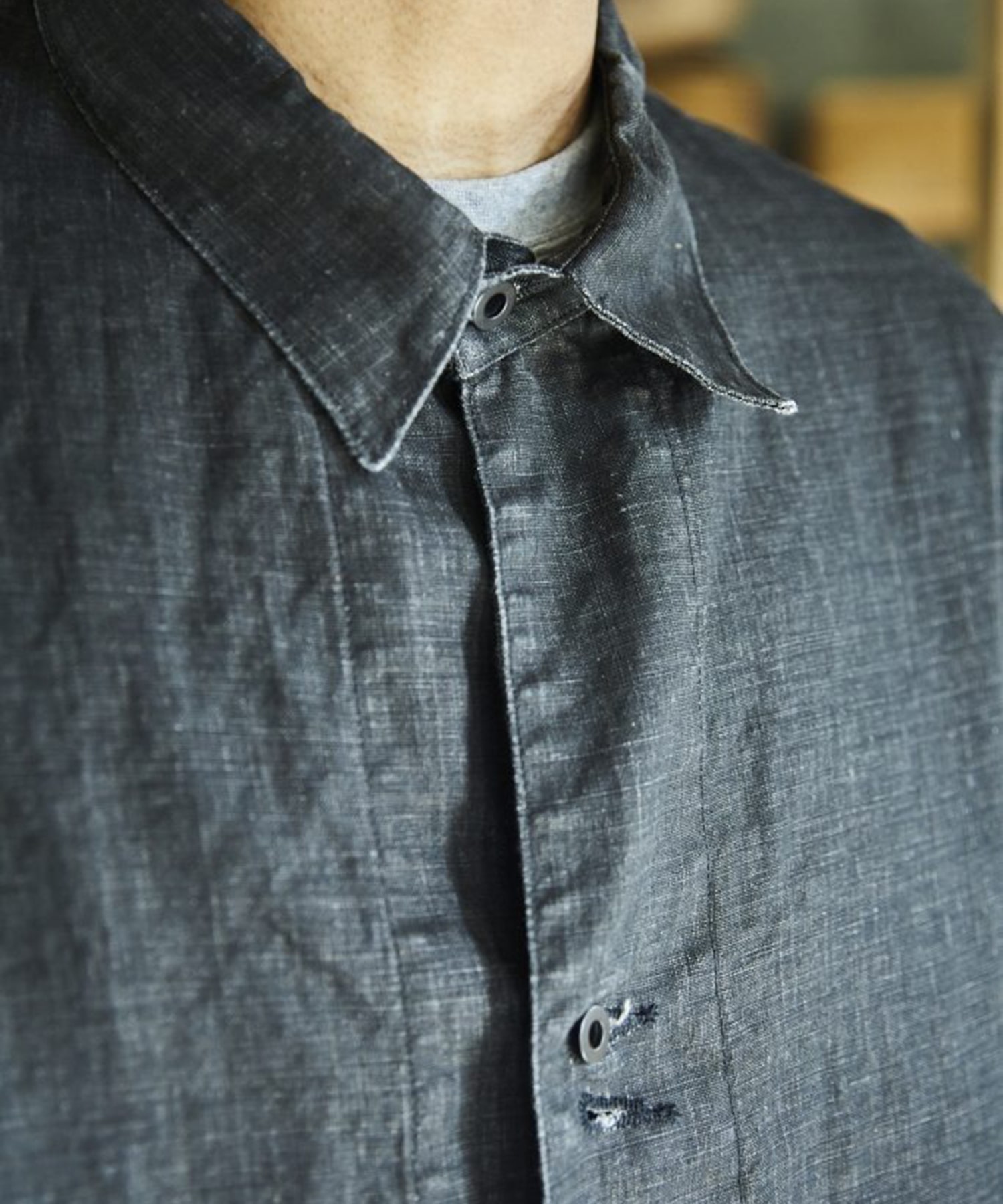 WWII 40S SUMI COATED LINEN COVERALL orSlow