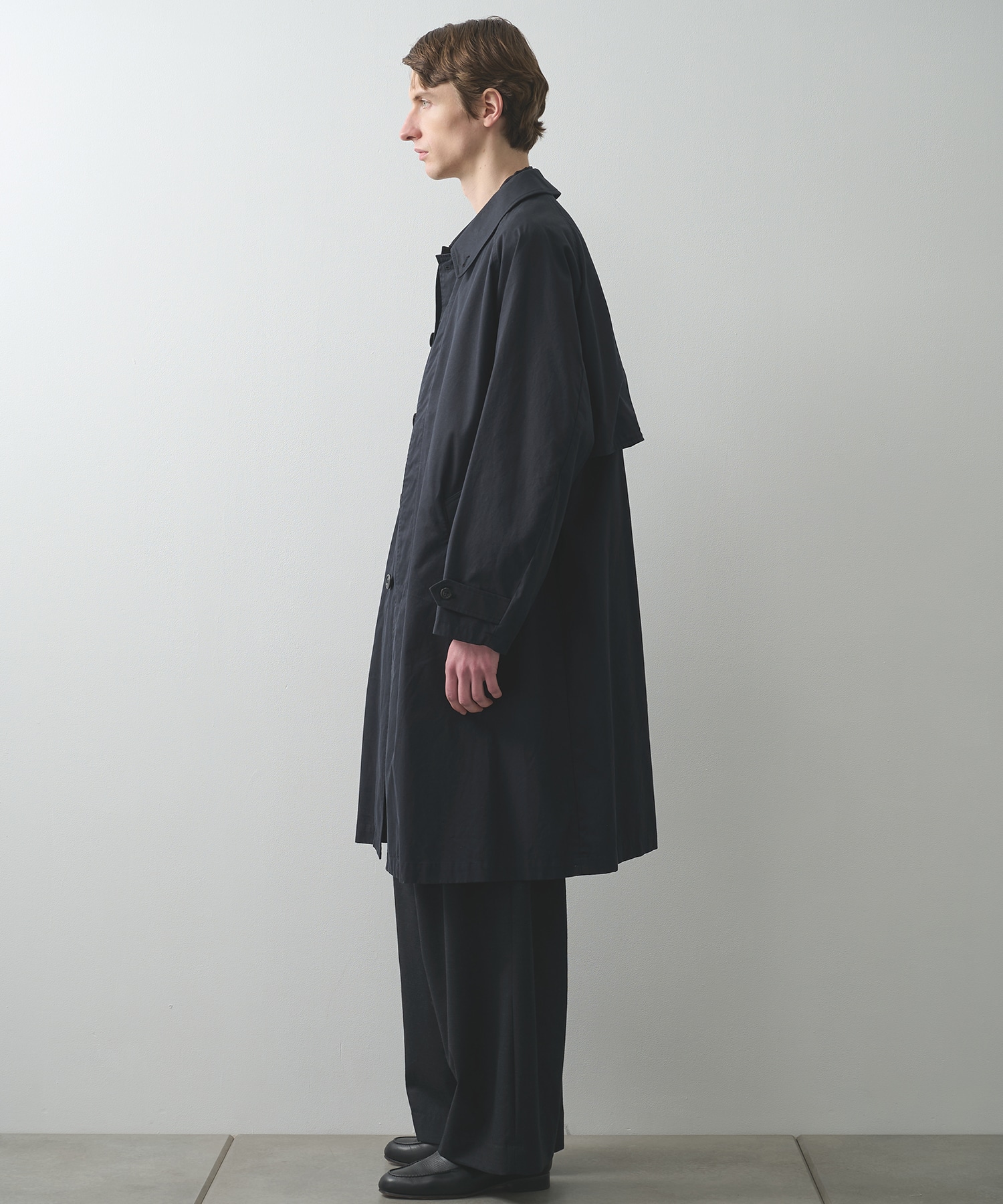 オーガニック60/2ギャバニドムバイオ / ラグランスリーブコート MARKAWARE/marka