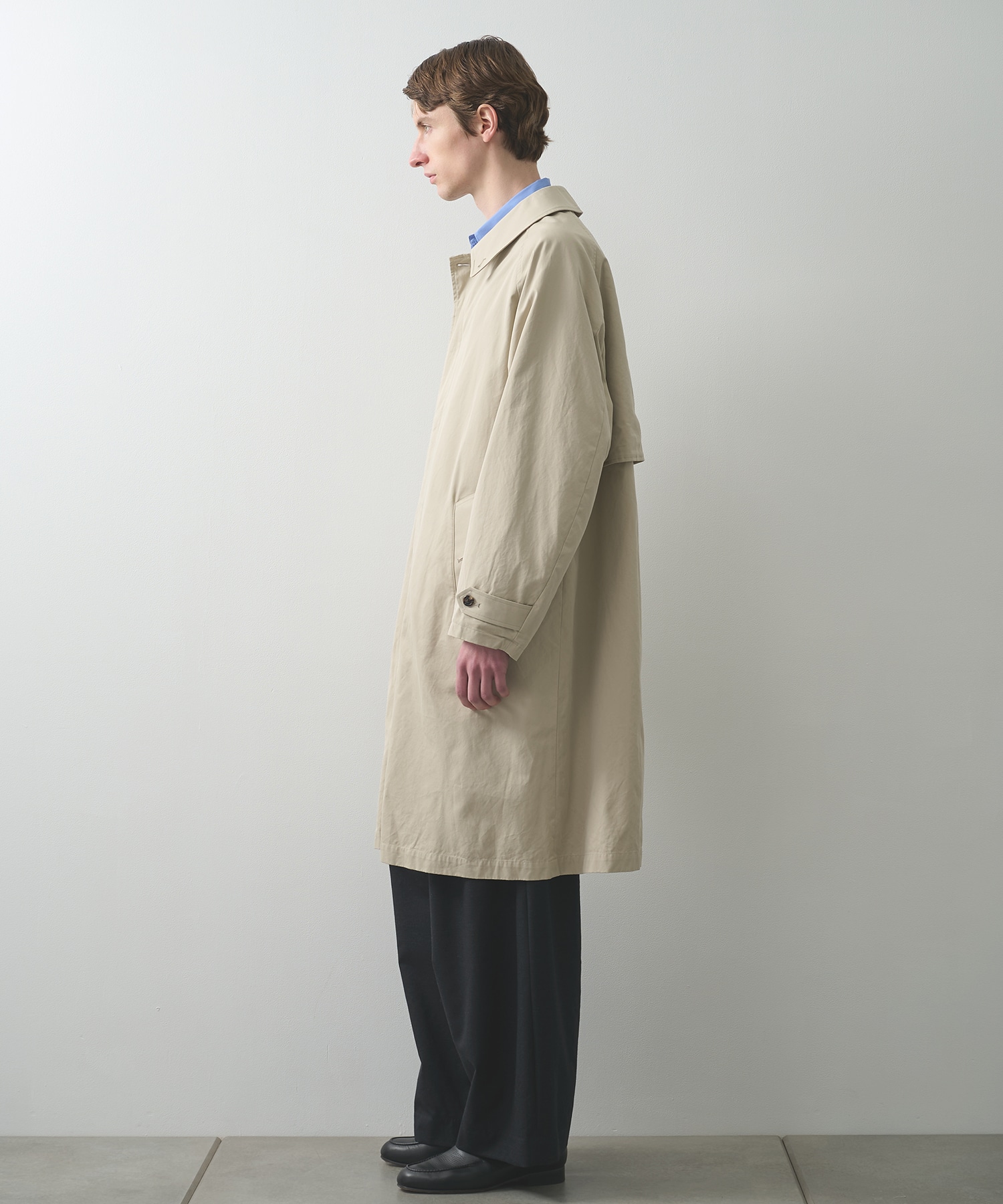 オーガニック60/2ギャバニドムバイオ / ラグランスリーブコート MARKAWARE/marka