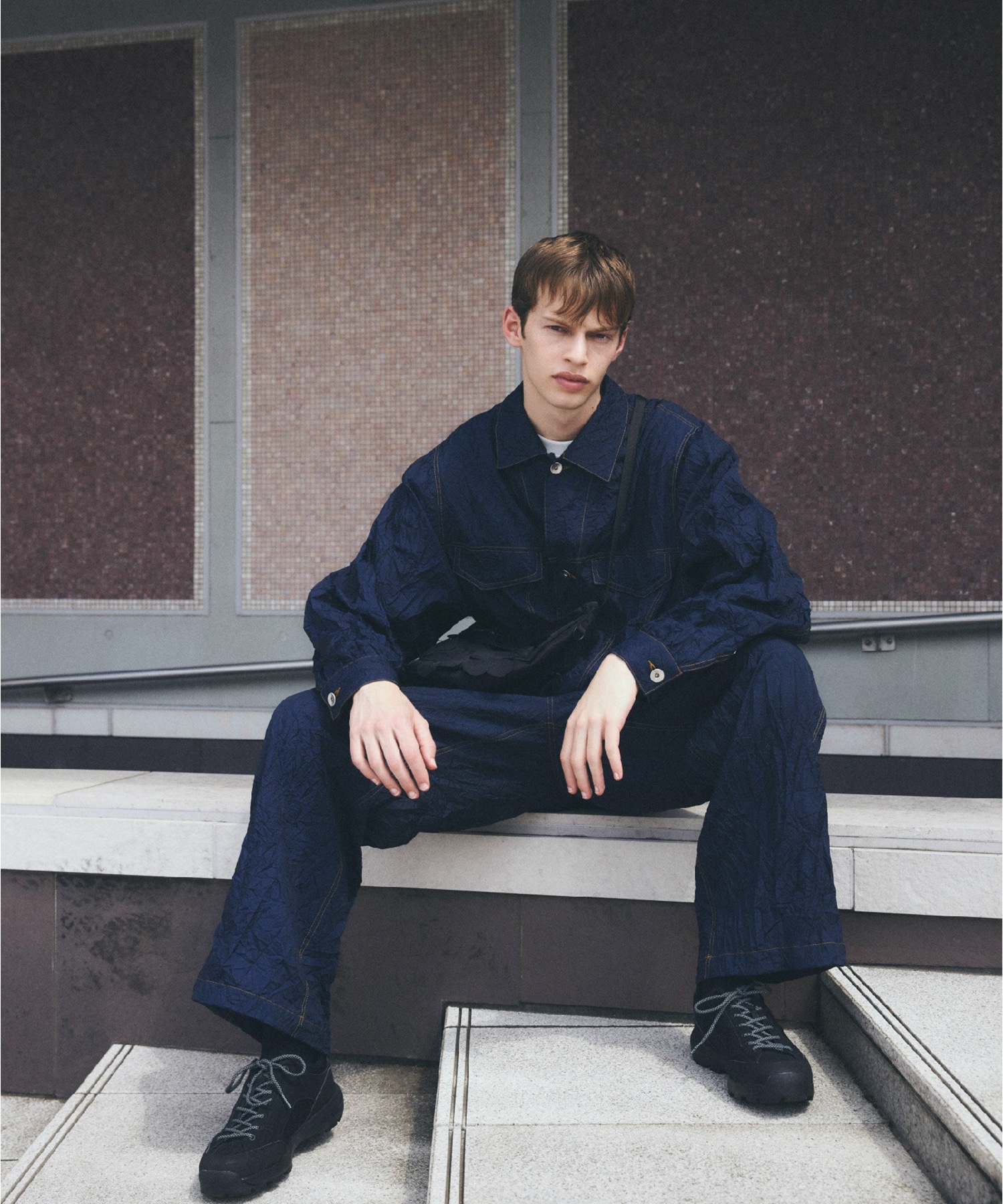 WRINKLE NYLON TT JACKET YDOT