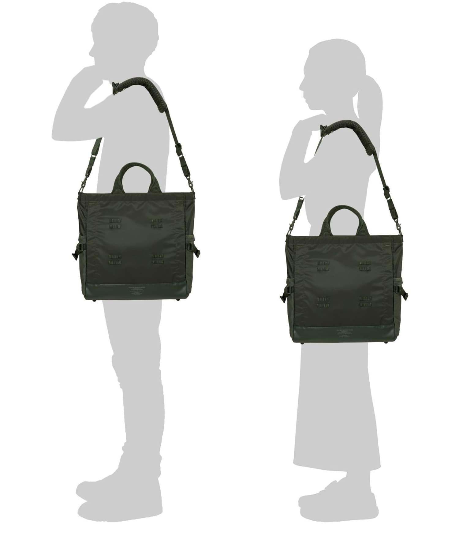 MONOCHROME 2WAY TOTE BAG PORTER