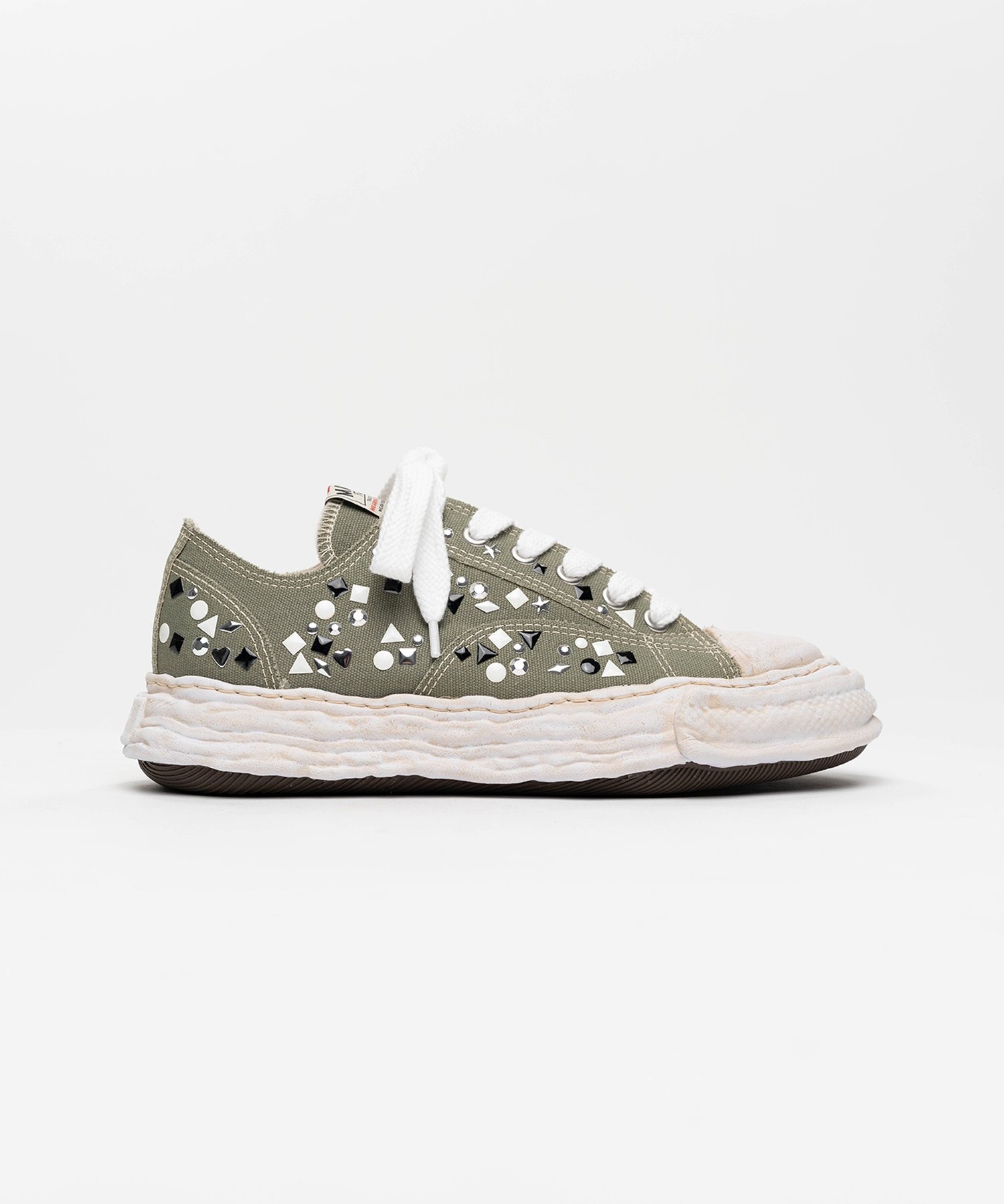 A16FW724 PETERSON 23 embellished canvas Low Maison MIHARA YASUHIRO