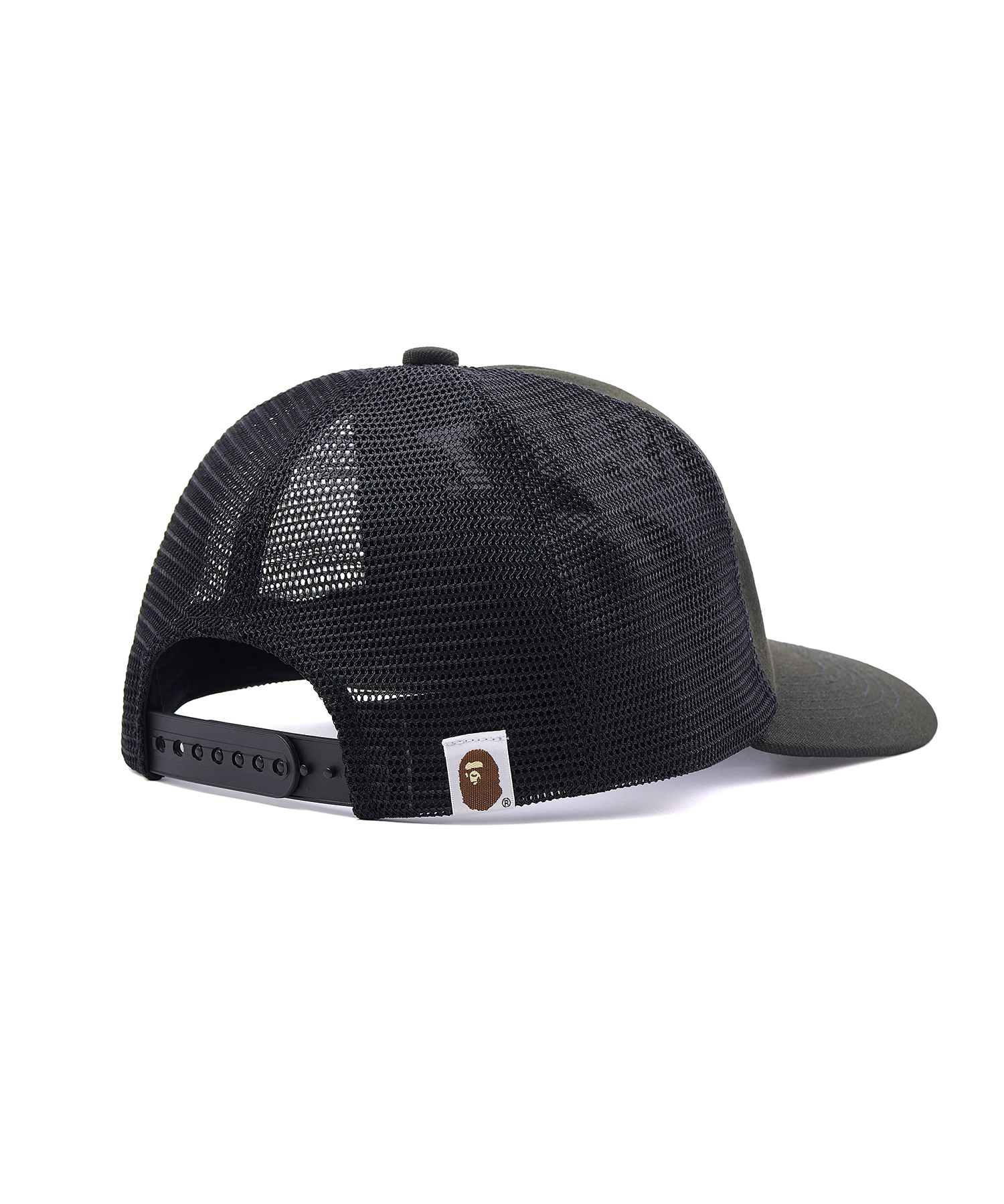 SM-MK8-0000-C59/BAPE_MESH CAP/BLK SAINT M××××××