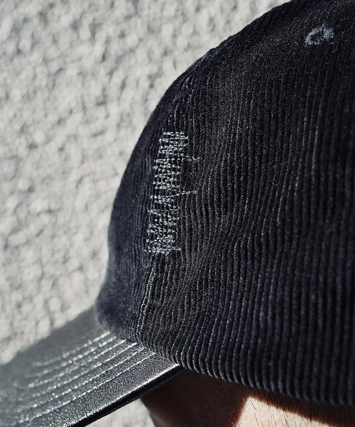 CORDUROY&FAUX LEATHER 6PANEL CAP KIJIMA TAKAYUKI