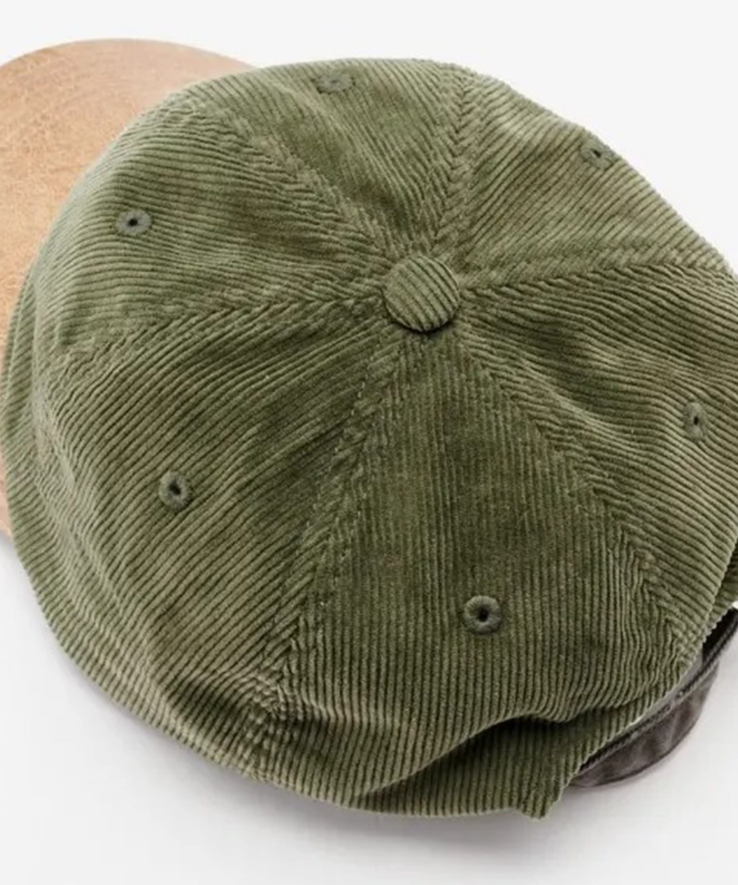 CORDUROY&FAUX LEATHER 6PANEL CAP KIJIMA TAKAYUKI