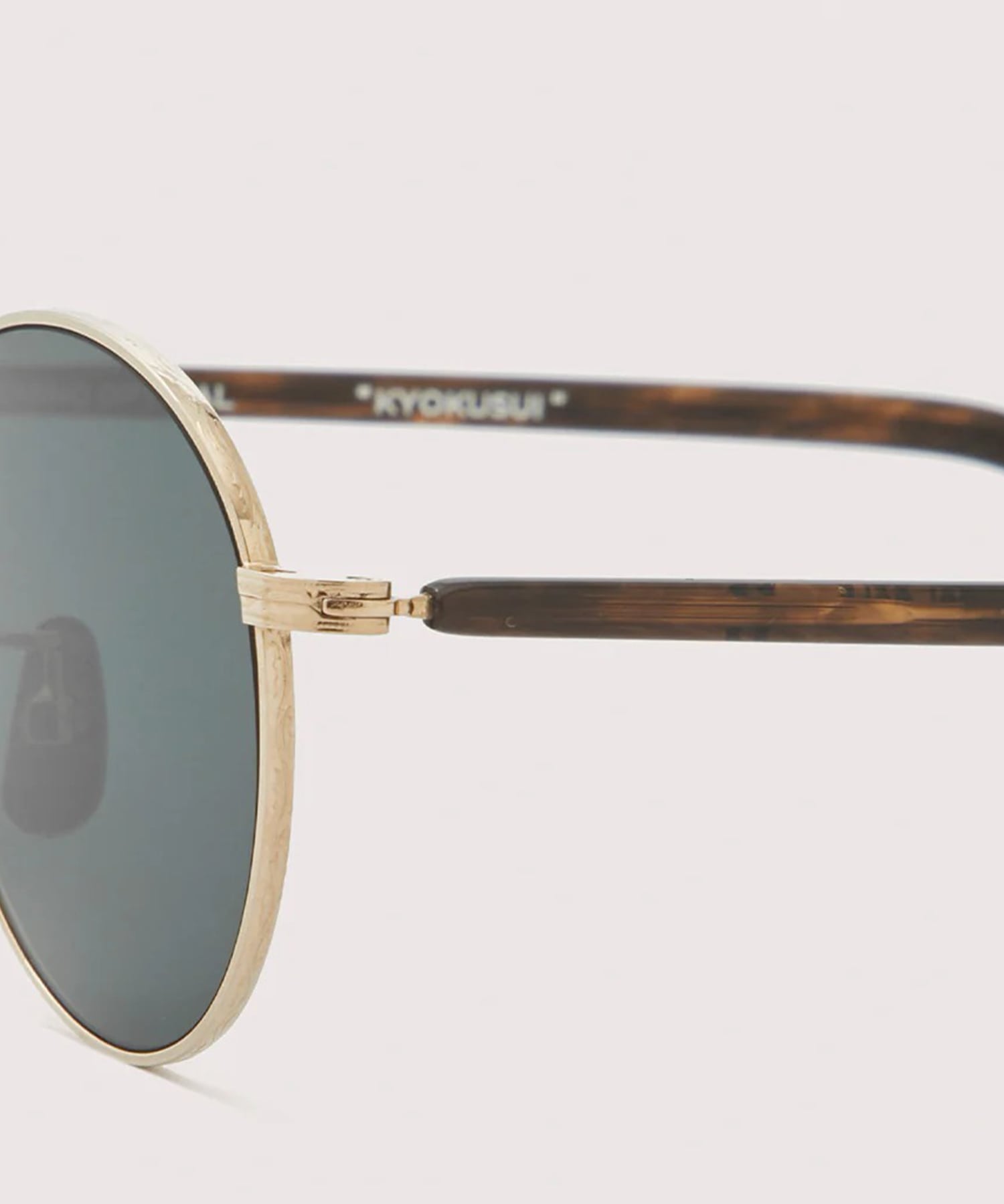KYOKUSUI #4 CHAMPAGNE GOLD × DARK GREY NOCHINO OPTICAL