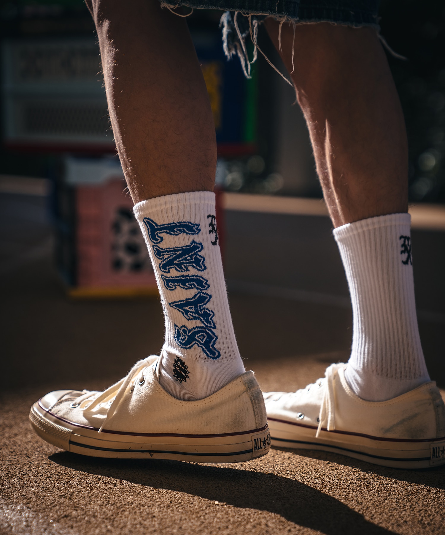 SM-MK8-0000-107/SOCKS/SAINT/WHITE BLUE SAINT M××××××