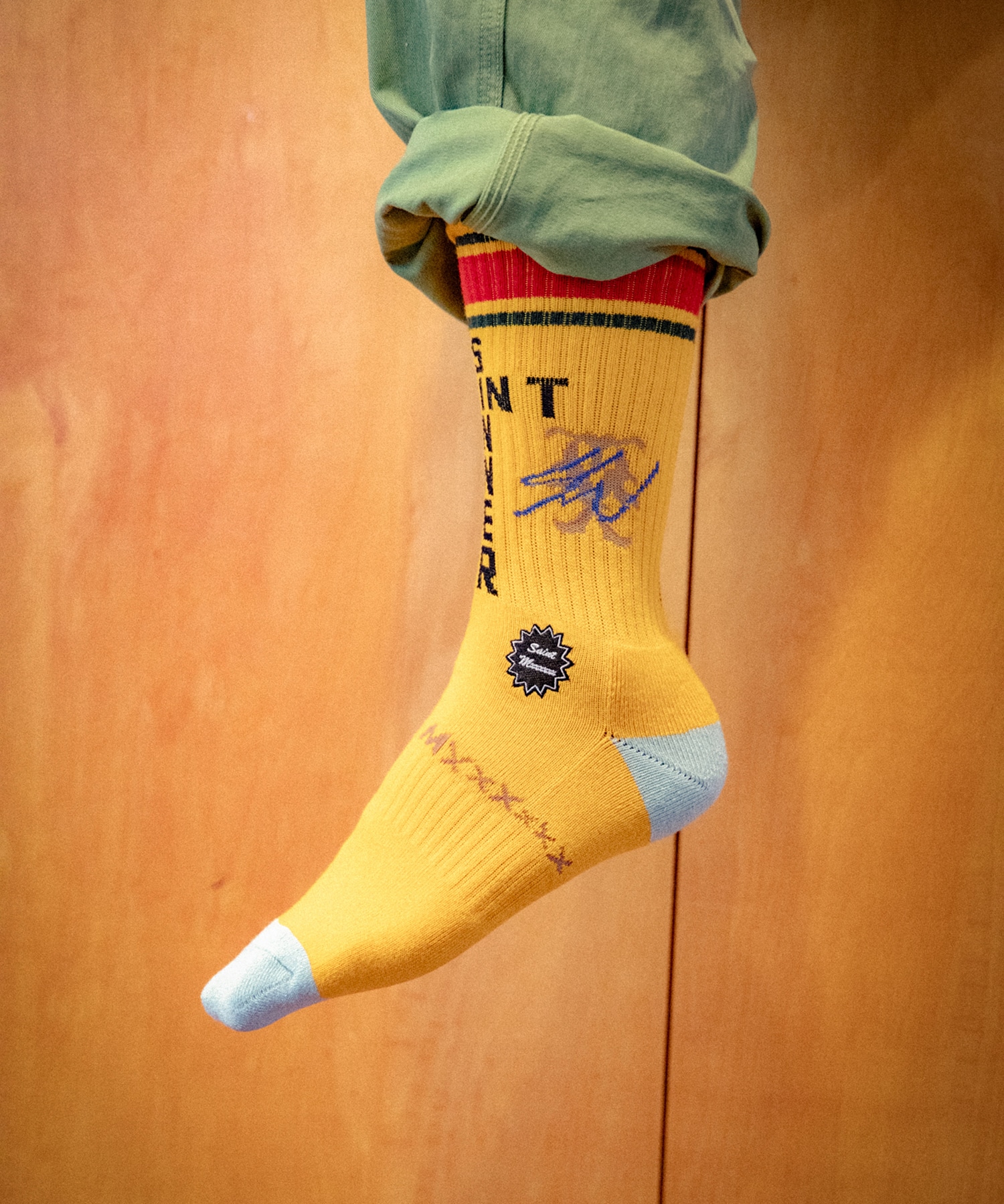 SM-MK8-0000-C15/SW_SOCKS/SAINT SW/YELLOW SAINT M××××××