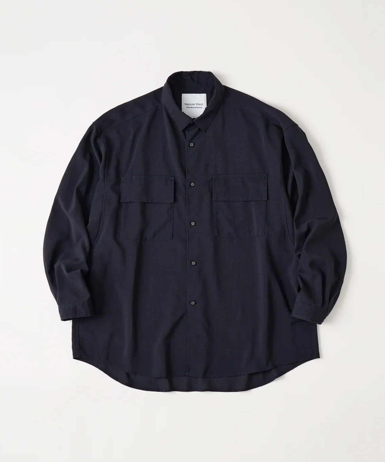 WIDE GUSSET SLEEVE REGULAR COLLAR SHIRT White Mountaineering