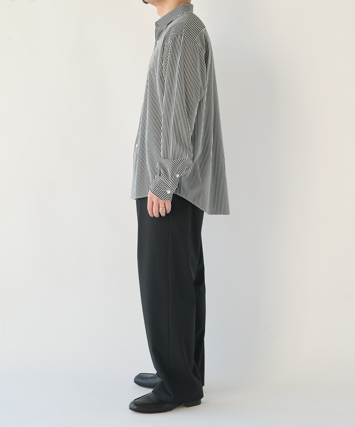 別注46G Stripe Modest Shirt KANEMASA PHIL.