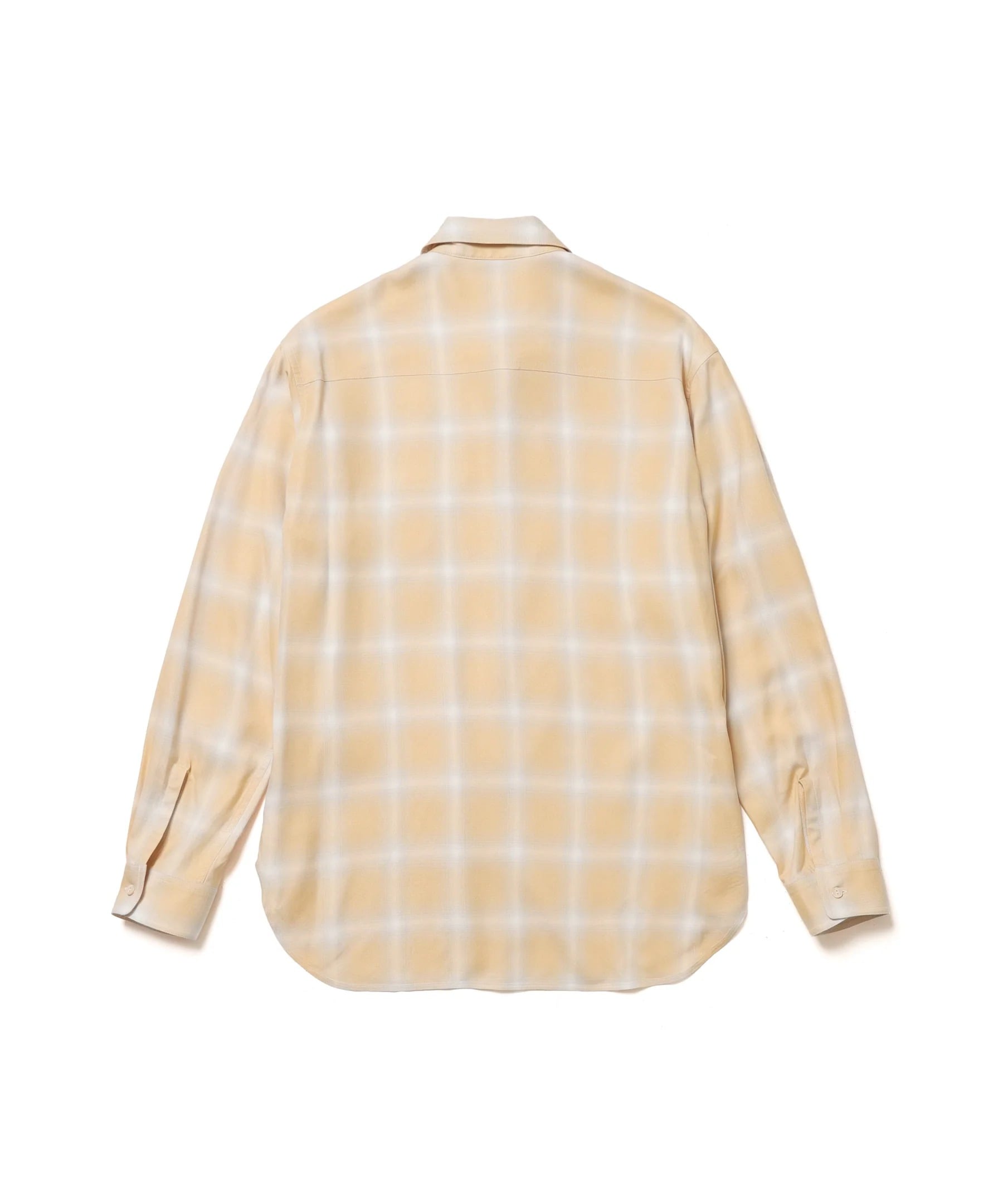 RAYON OMBRE CHECK /WORK SHIRT MR.OLIVE