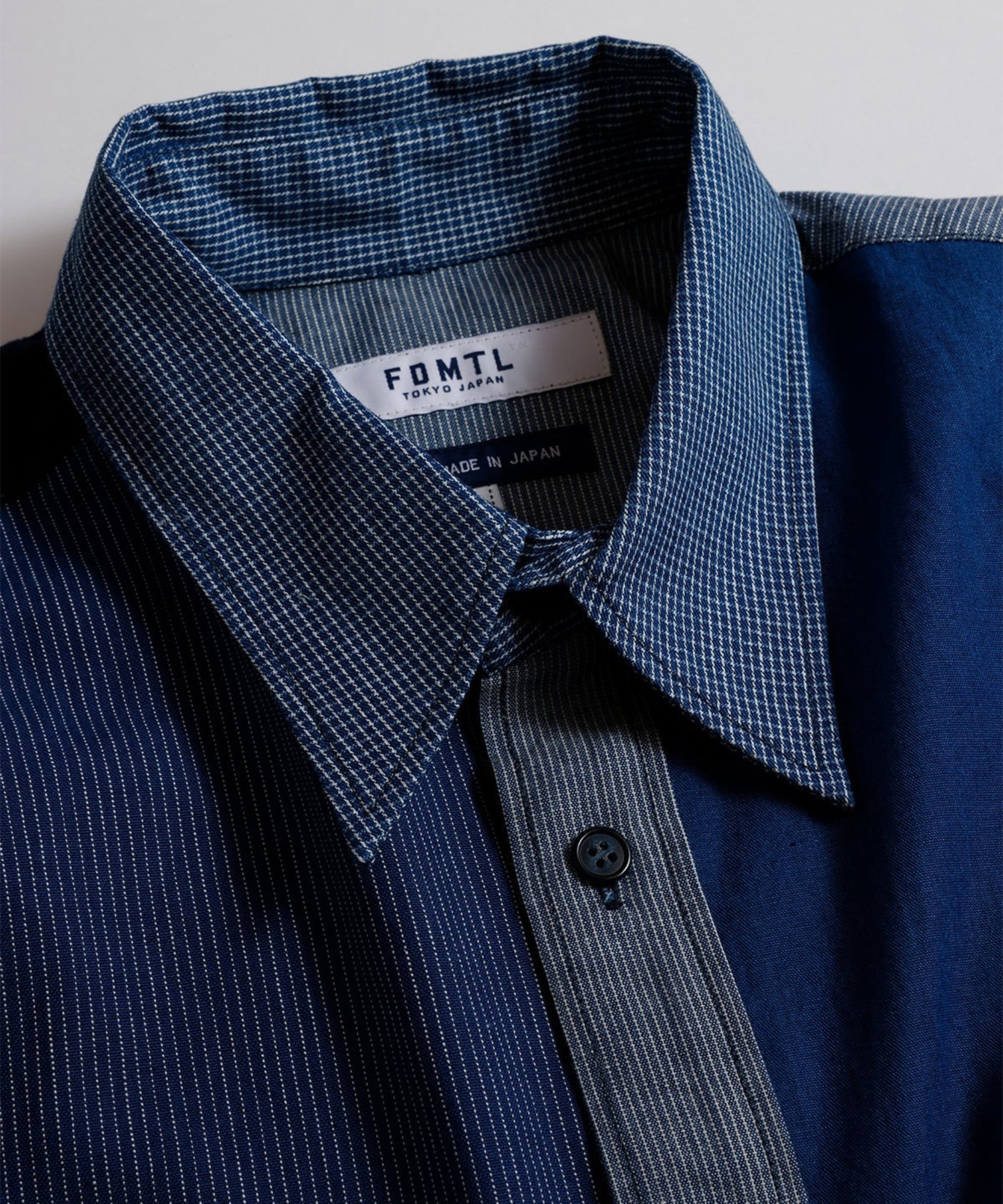 PATCHWORK SHIRT RINSE FDMTL