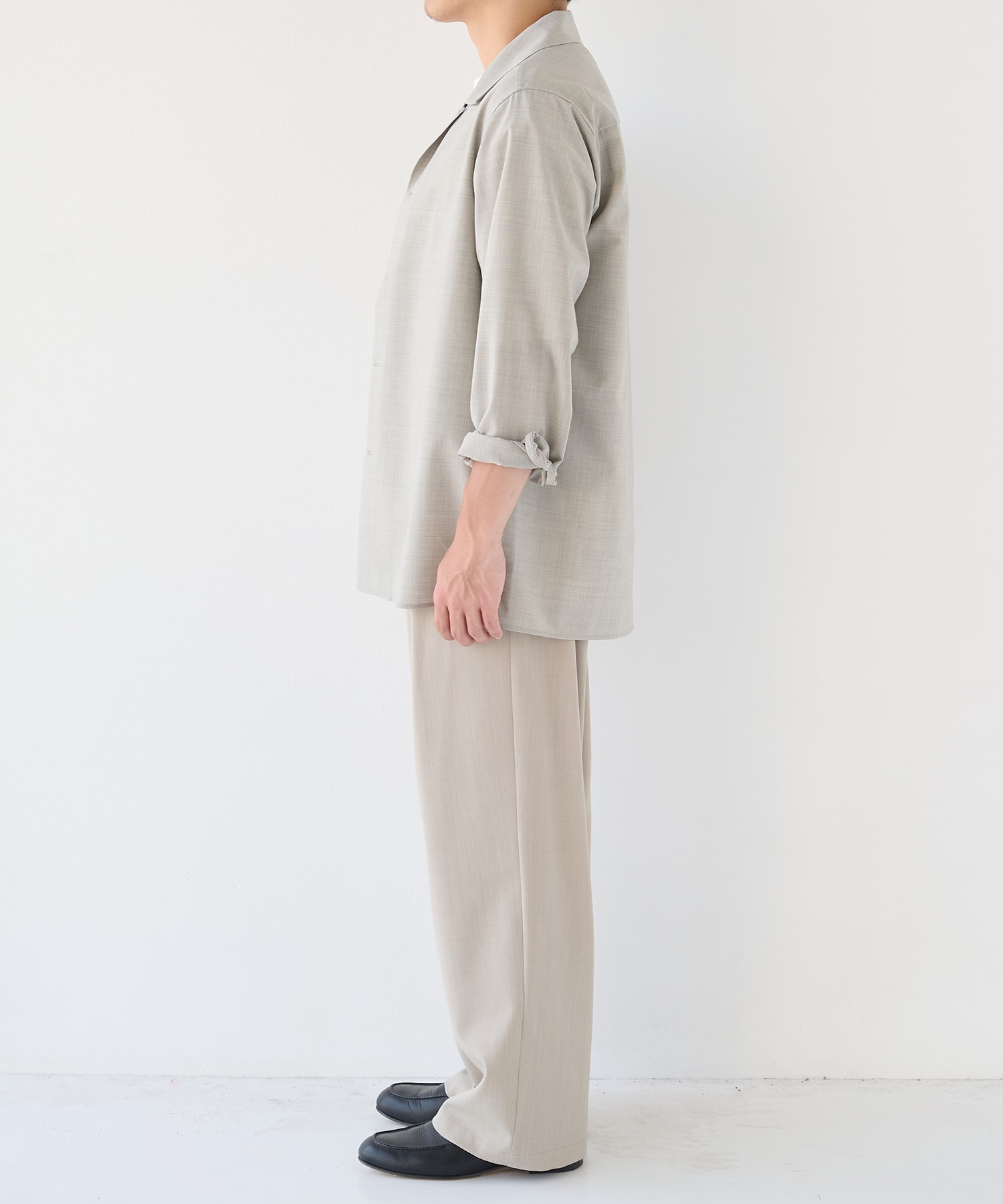 Linenｗool Cupra Shirts STUDIOUS