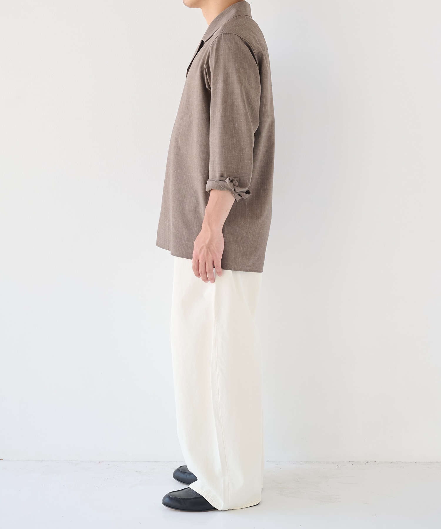Linenｗool Cupra Shirts STUDIOUS