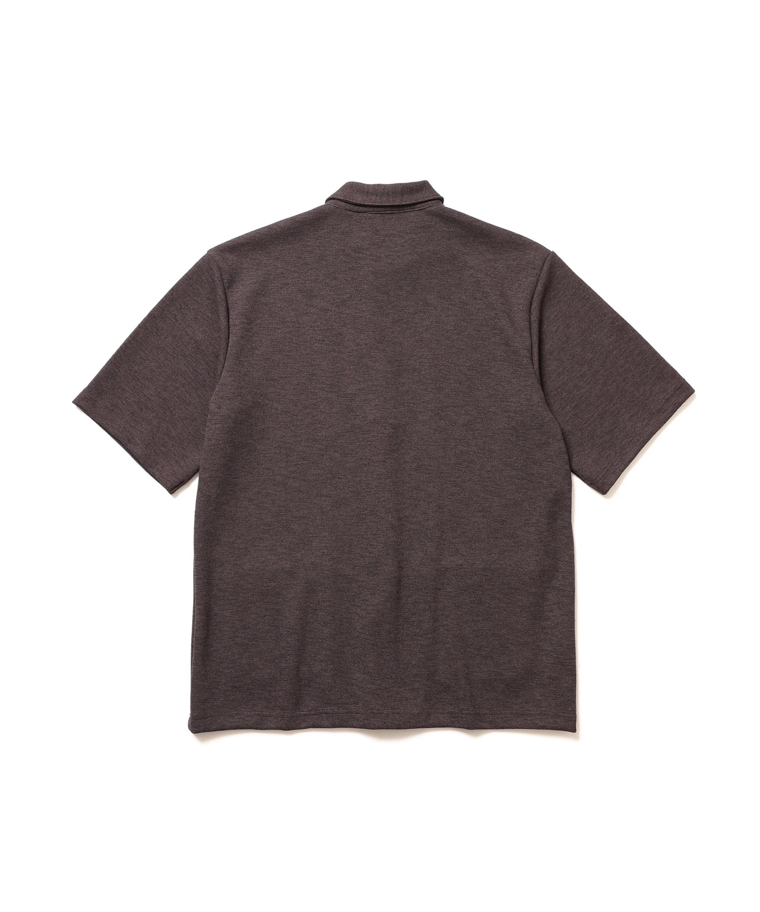 POLYESTER HEMP JERSEY  /SHORT/S SERVICE SHIRT MR.OLIVE