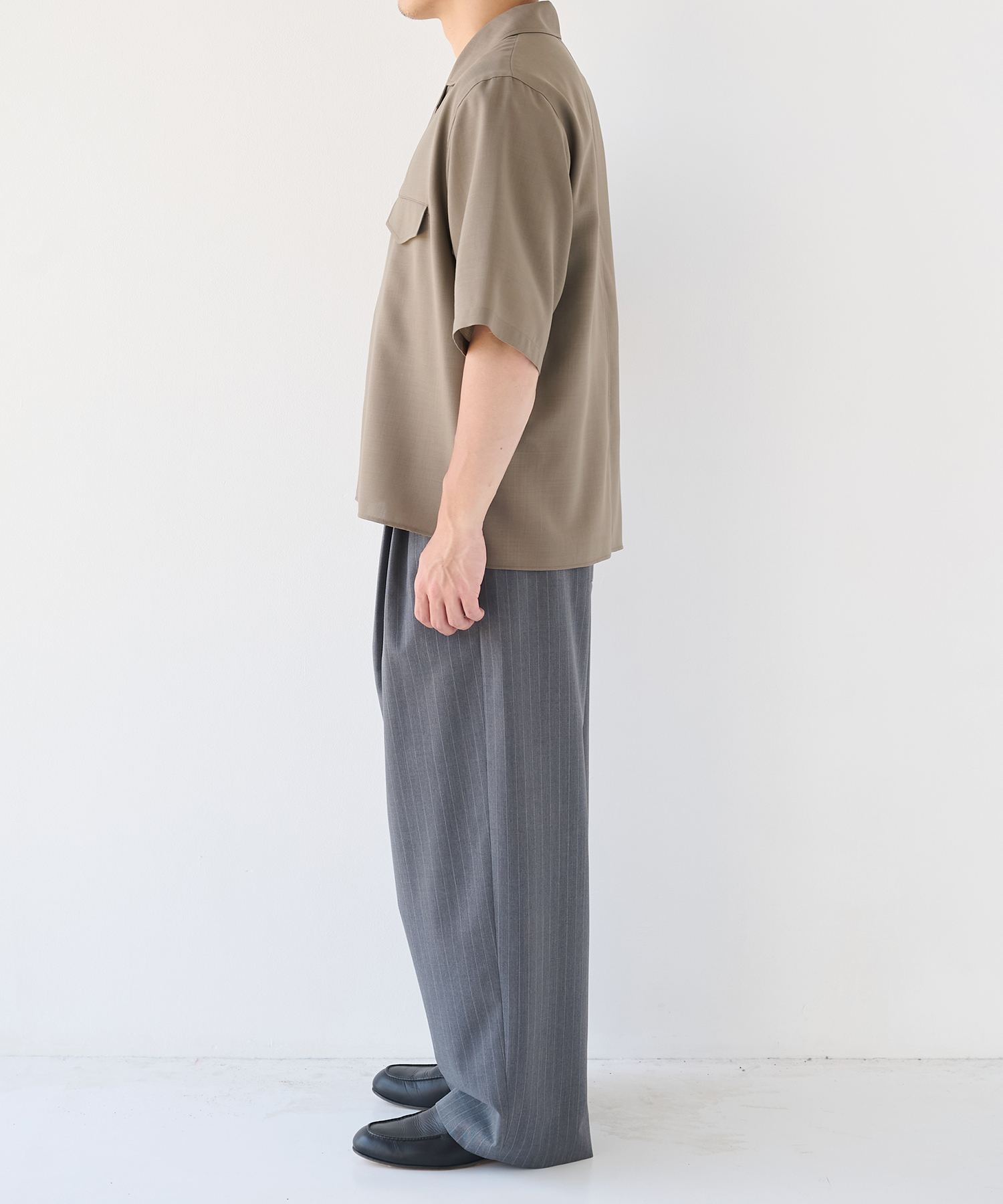 Extra Wool Open Shirts STUDIOUS