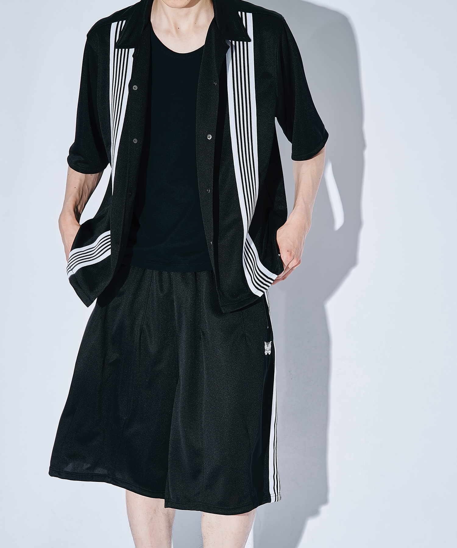 別注 Track S/S Shirt - Poly Smooth NEEDLES